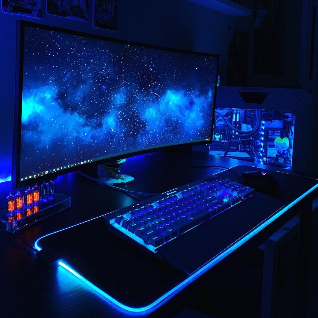 gaming setup wallpaper,personal computer,technology,electronic device,display device,laptop