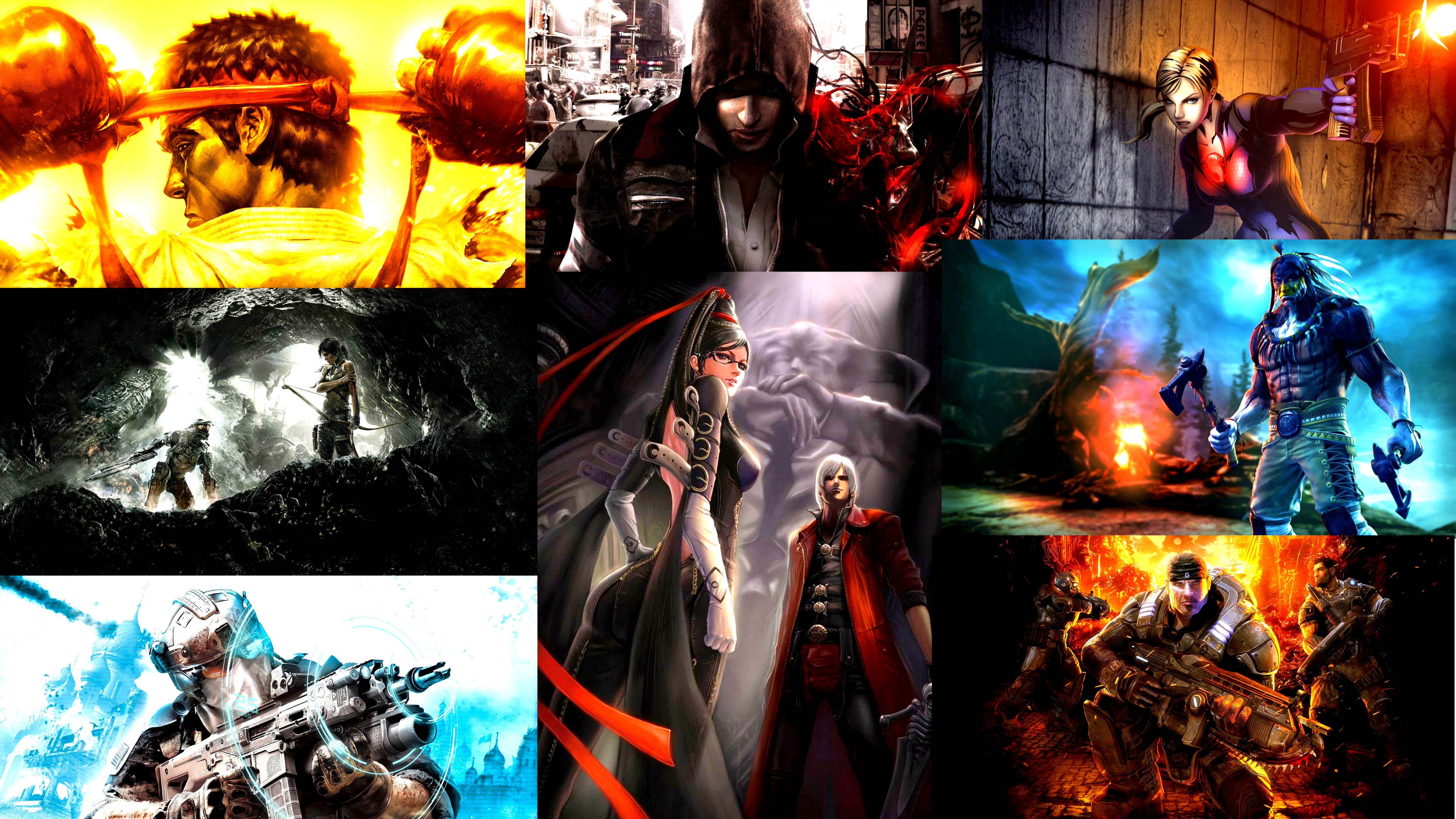 wallpapers juegos,action adventure game,collage,art,movie,graphic design