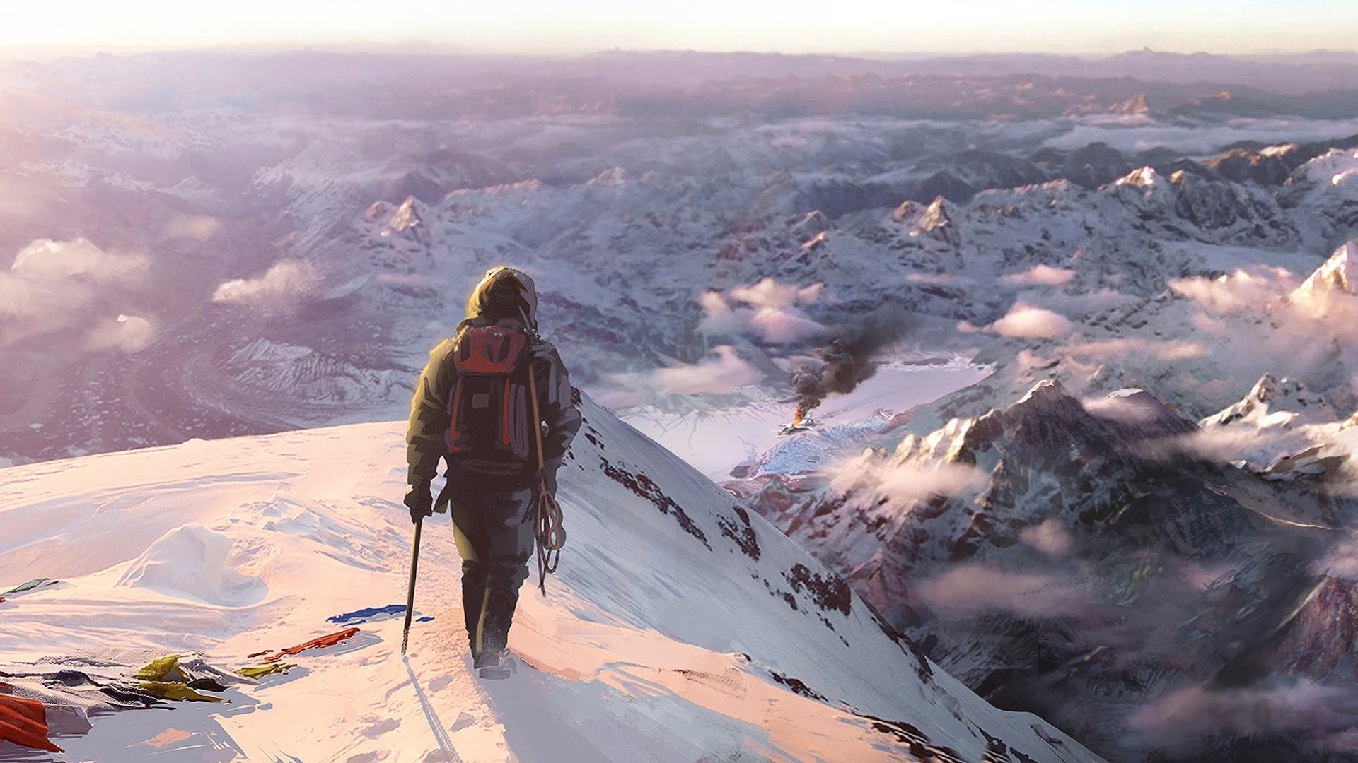 oyun fondo de pantalla,montaña,nieve,alpinismo,cresta,cordillera