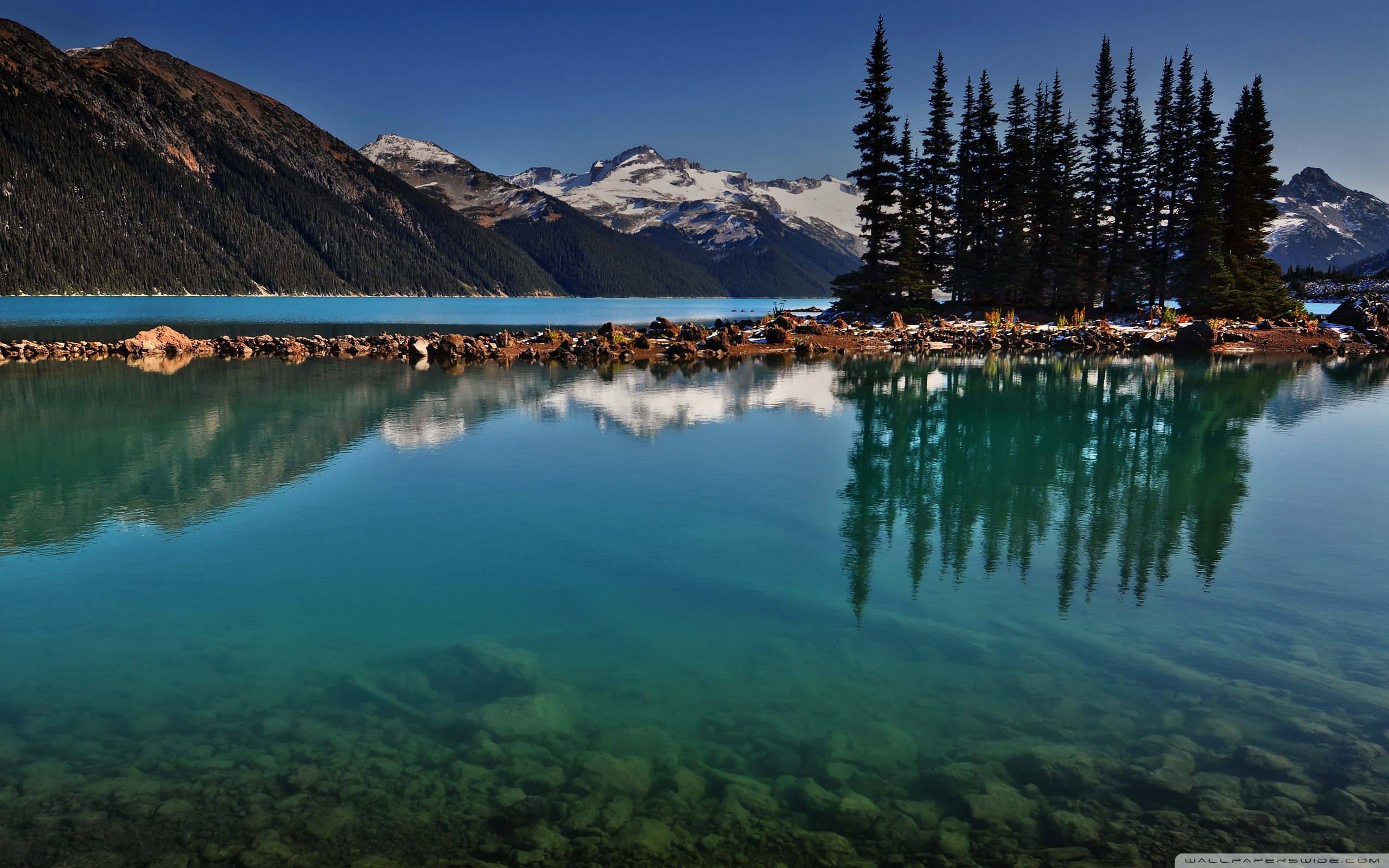 壁紙無料,反射,自然の風景,自然,水域,山