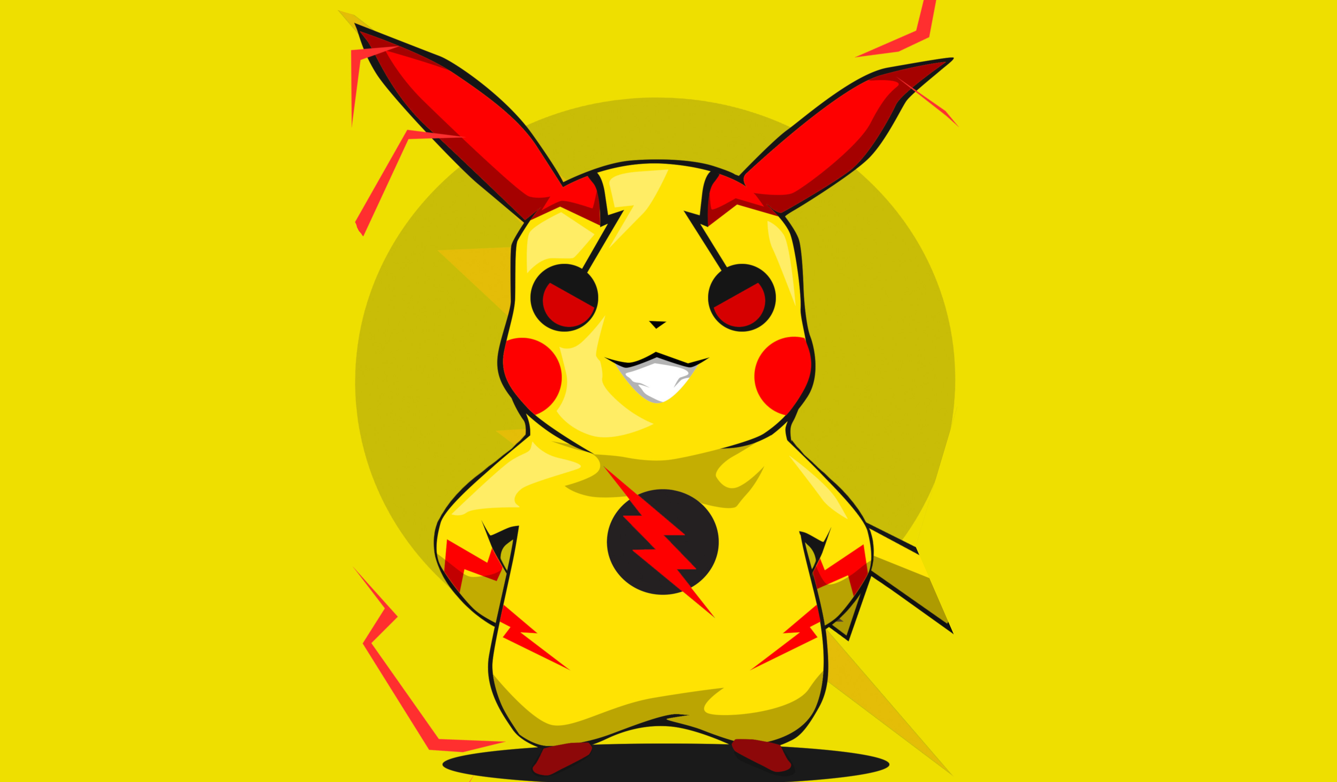 wallpaper de pikachu,cartoon,red,yellow,animated cartoon,pokémon