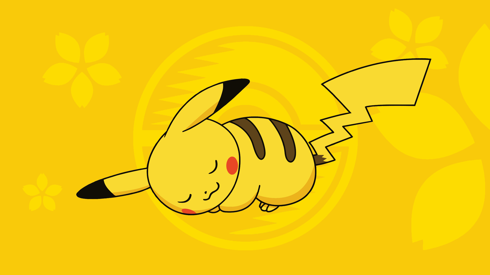 sfondi pikachu carino hd,giallo,cartone animato,pesce,illustrazione,clipart