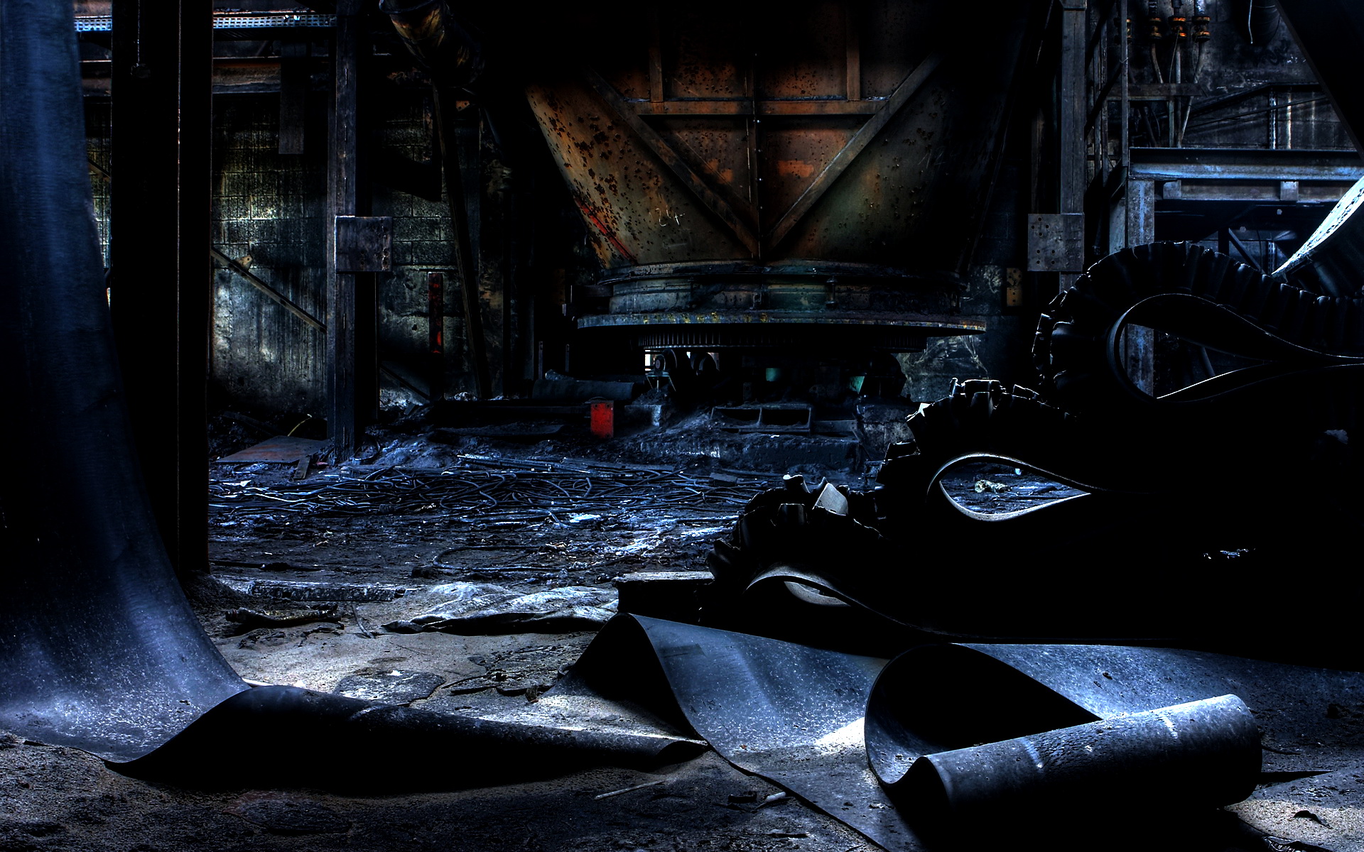 factory wallpaper,darkness,screenshot,games,city,metal