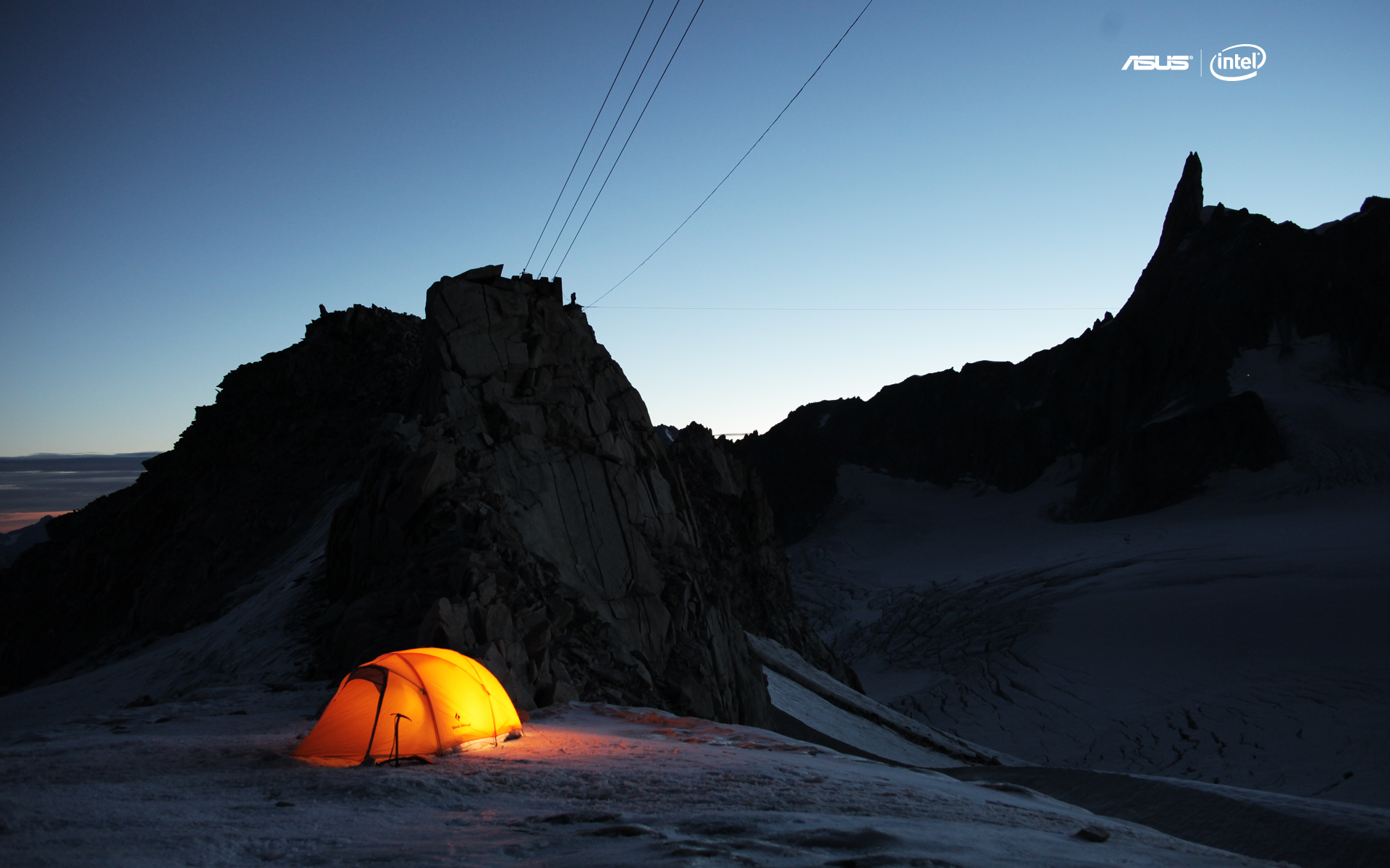 descargar fondo de pantalla asus,naturaleza,cielo,ligero,tienda,montaña