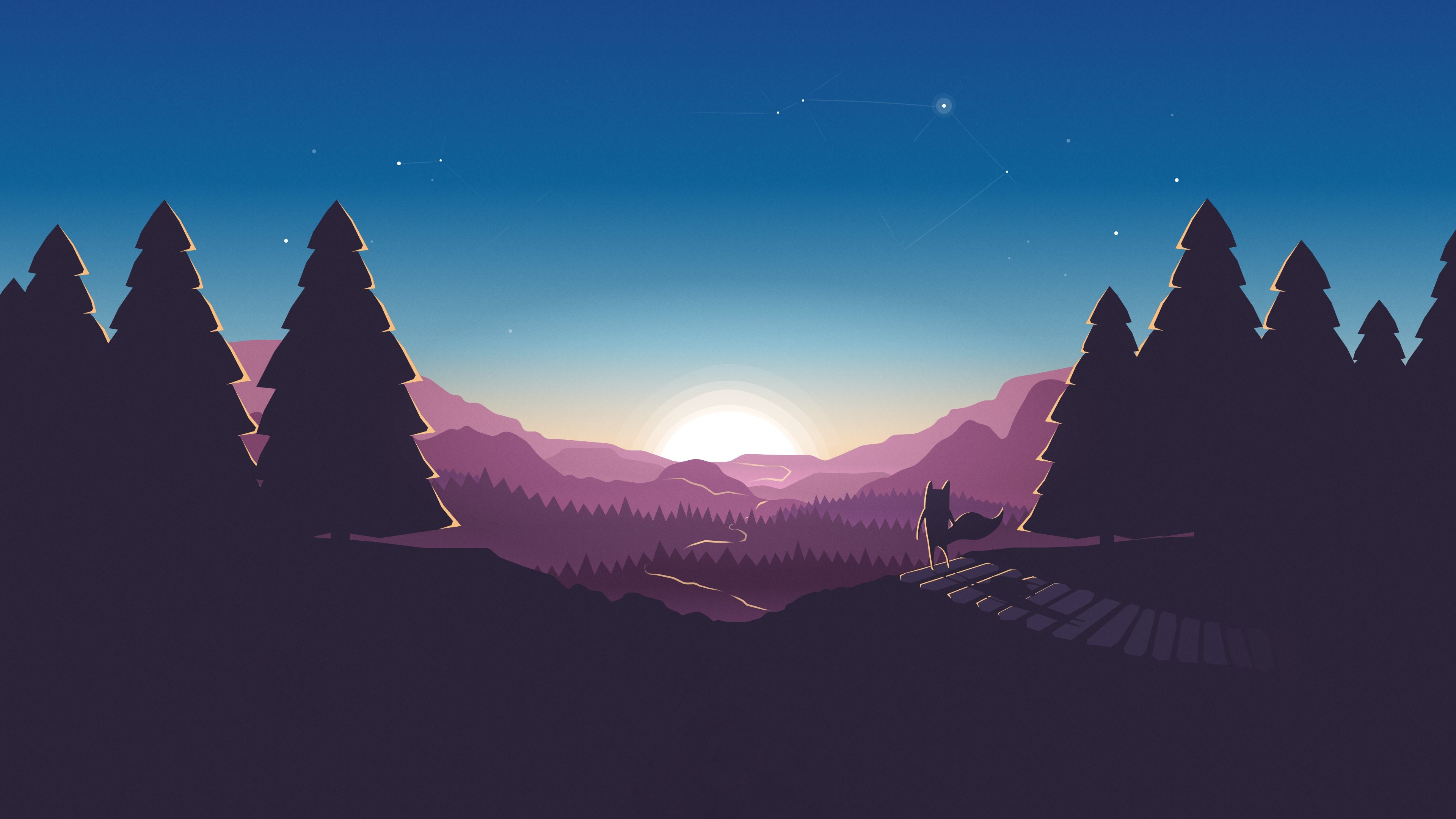 illustration desktop wallpaper,sky,nature,mountain,mountainous landforms,mountain range