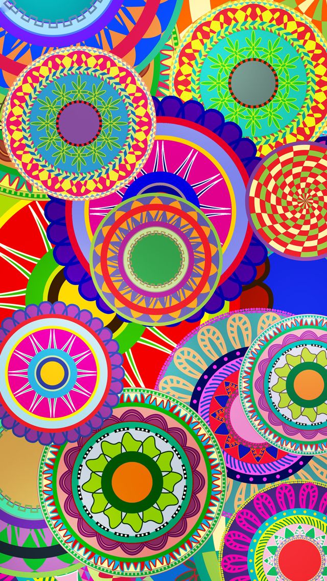 mobile wallpaper design,pattern,psychedelic art,circle,visual arts,design