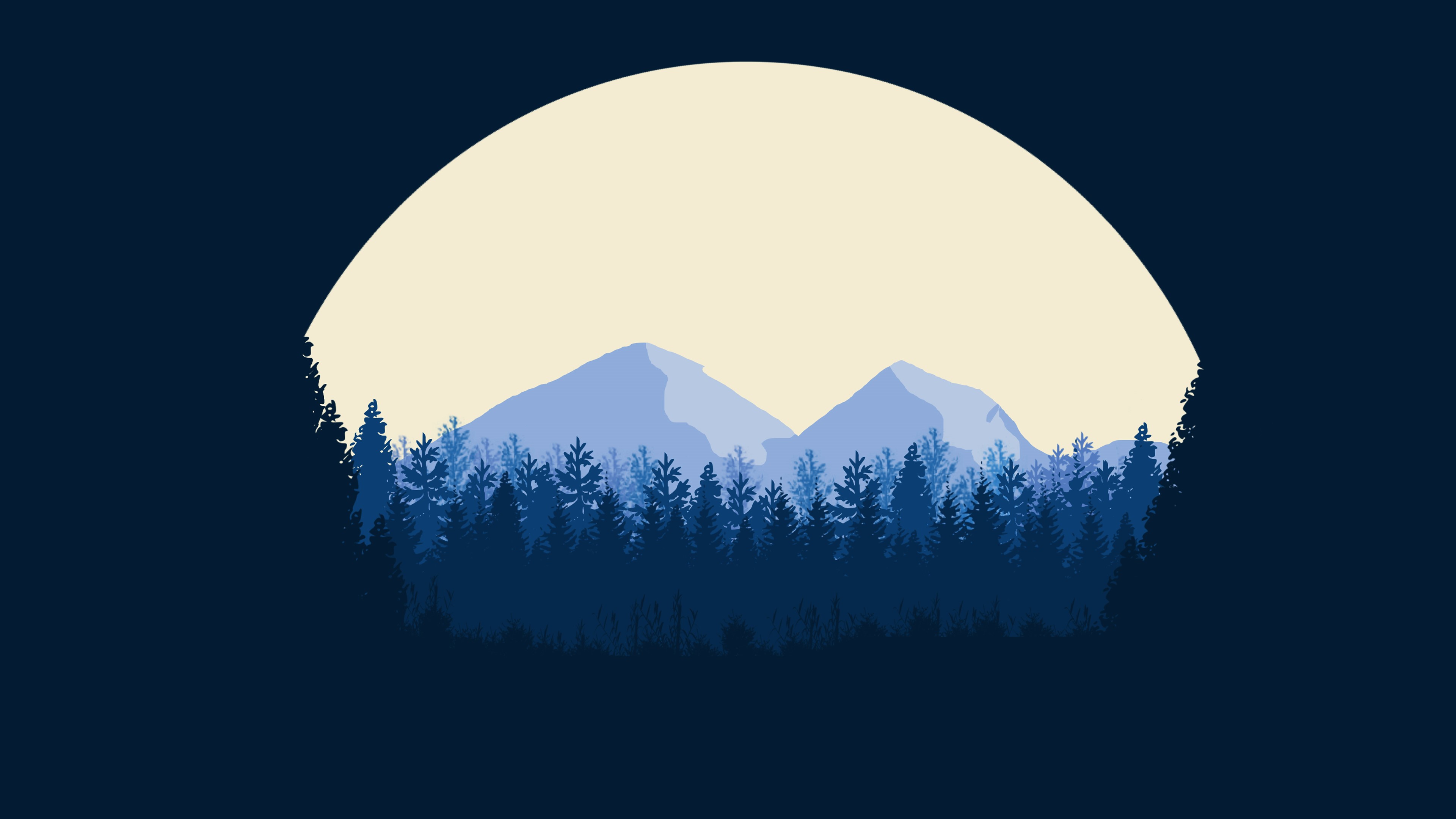 sfondo del desktop piatto,blu,cielo,paesaggio naturale,montagna,collina