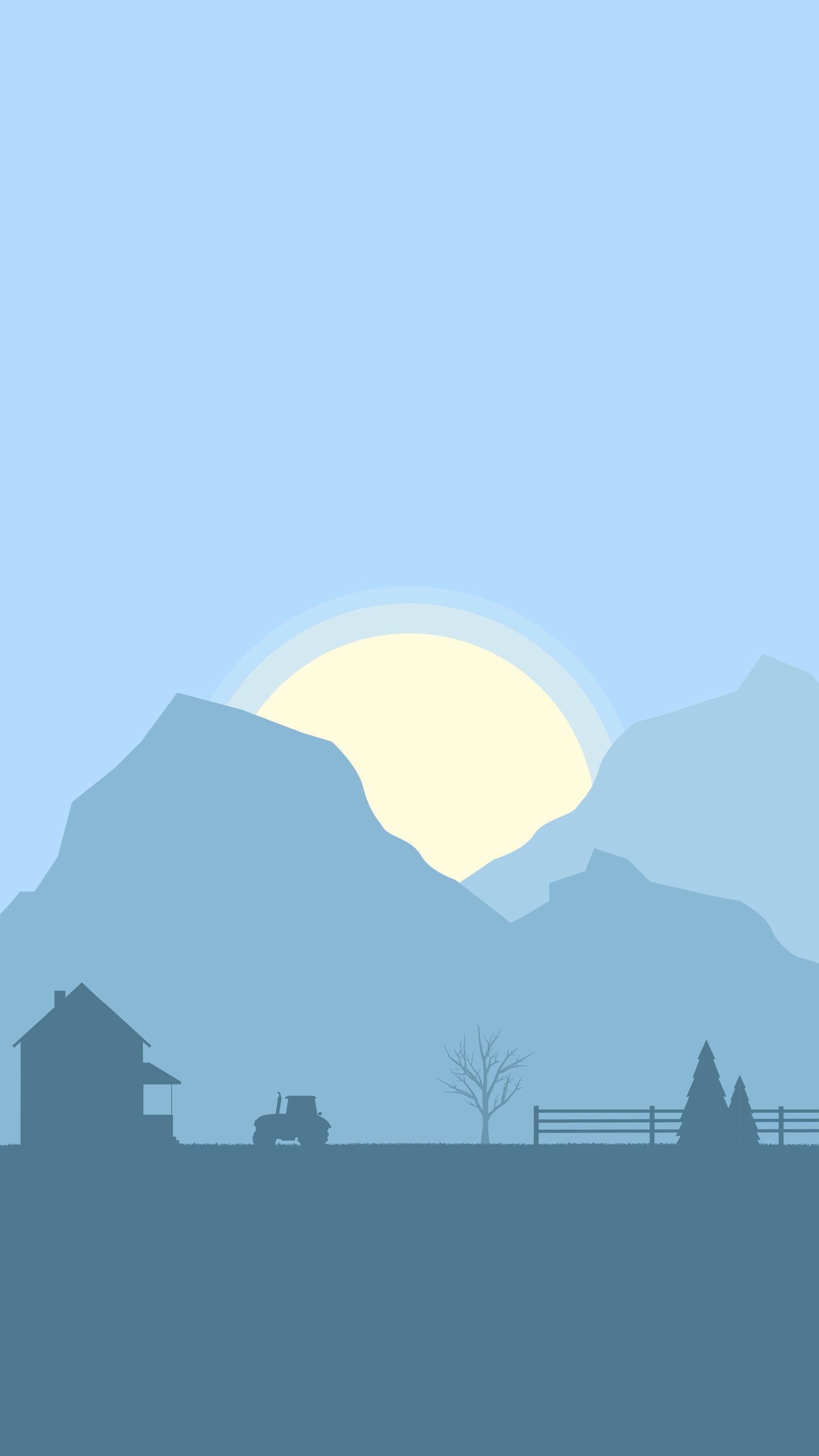 minima wallpaper,himmel,natürliche landschaft,tagsüber,wolke,illustration