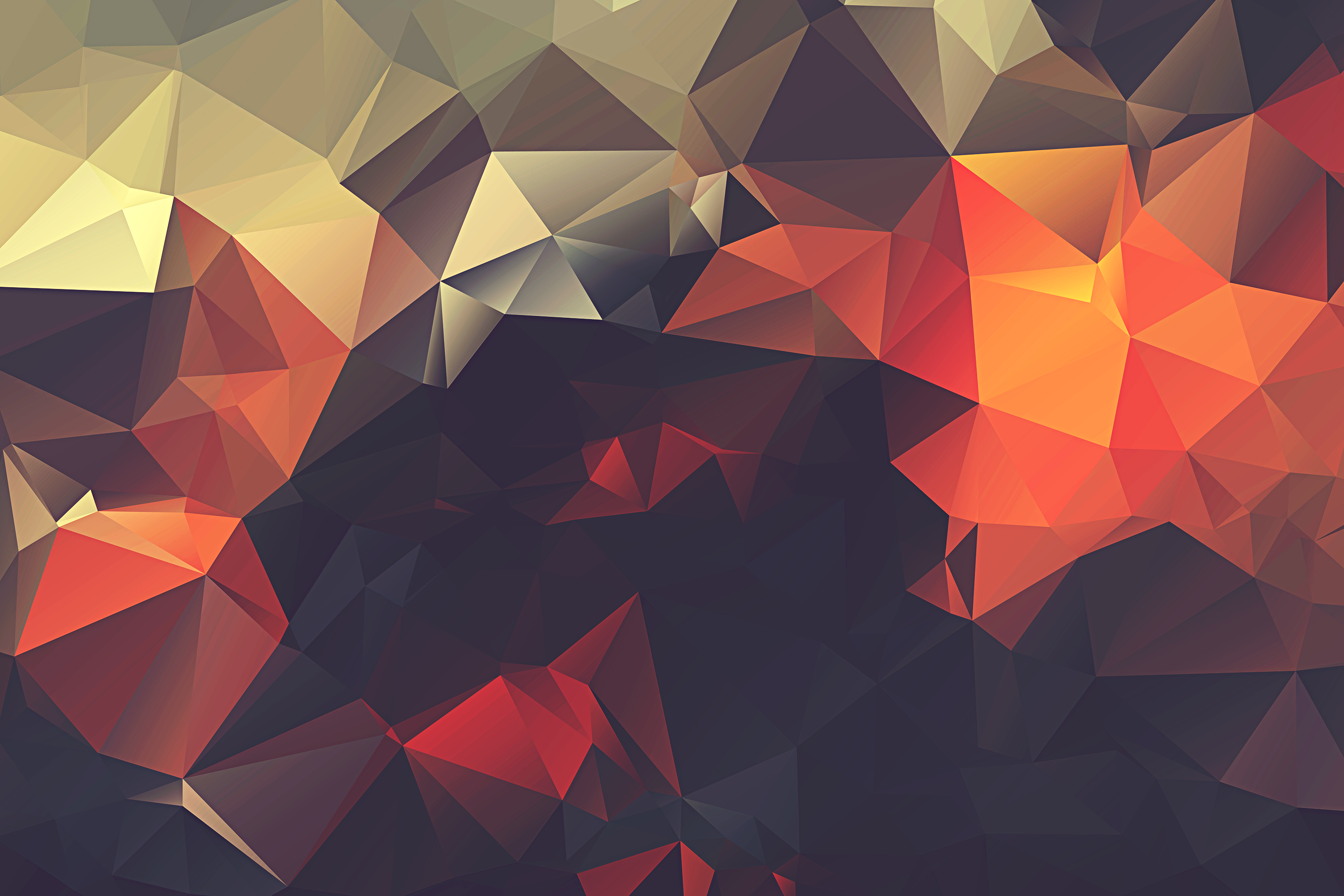 wallpapers flat,triangle,orange,pattern,design,illustration