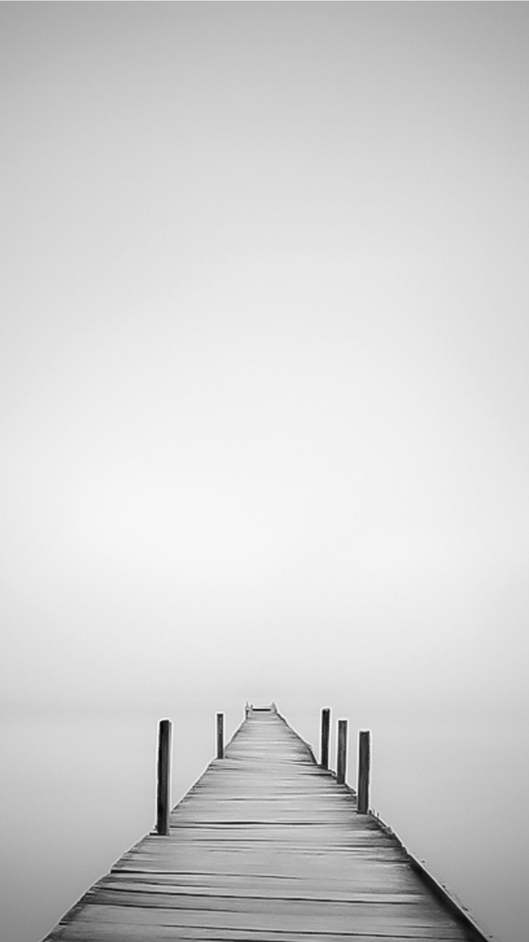 fondo de pantalla minimal iphone,blanco,cielo,calma,muelle,monocromo