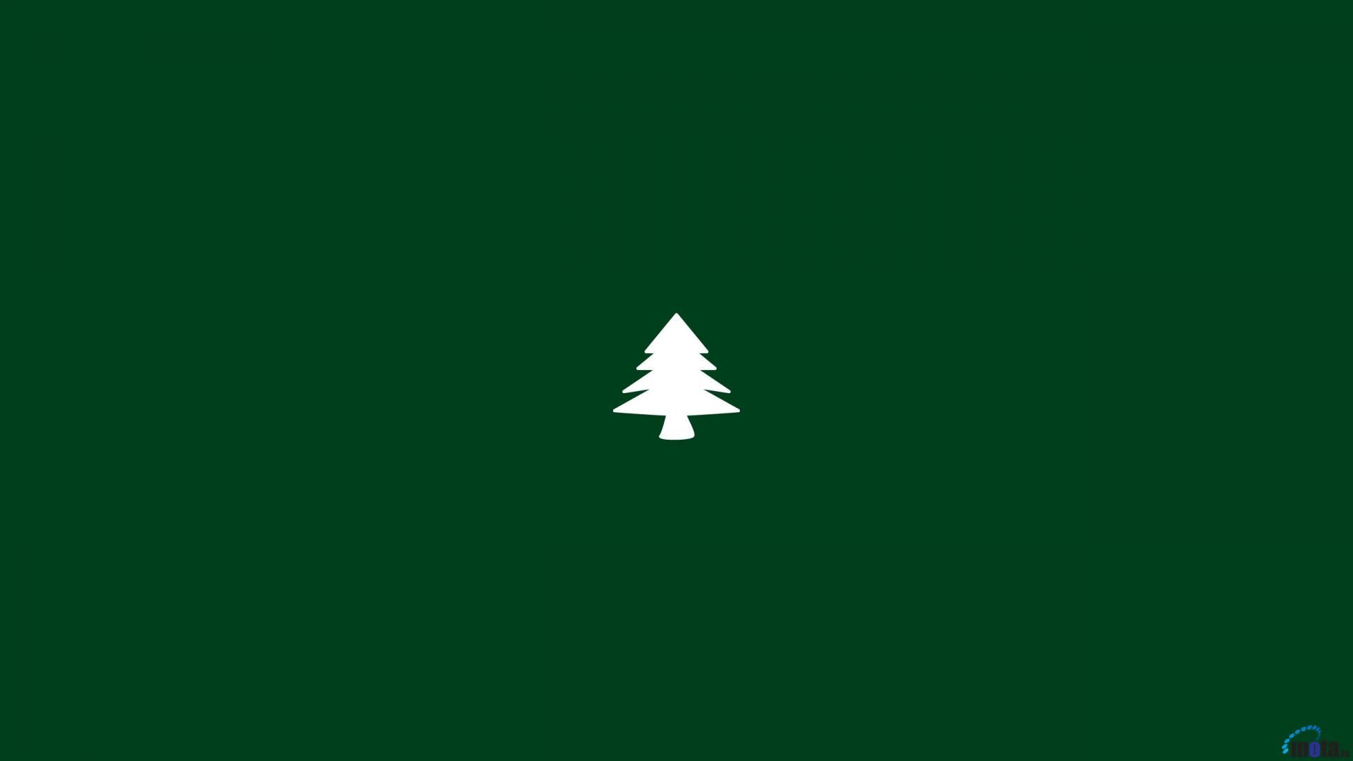 クリスマスミニマリスト壁紙,緑,クリスマスツリー,木,葉,フォント