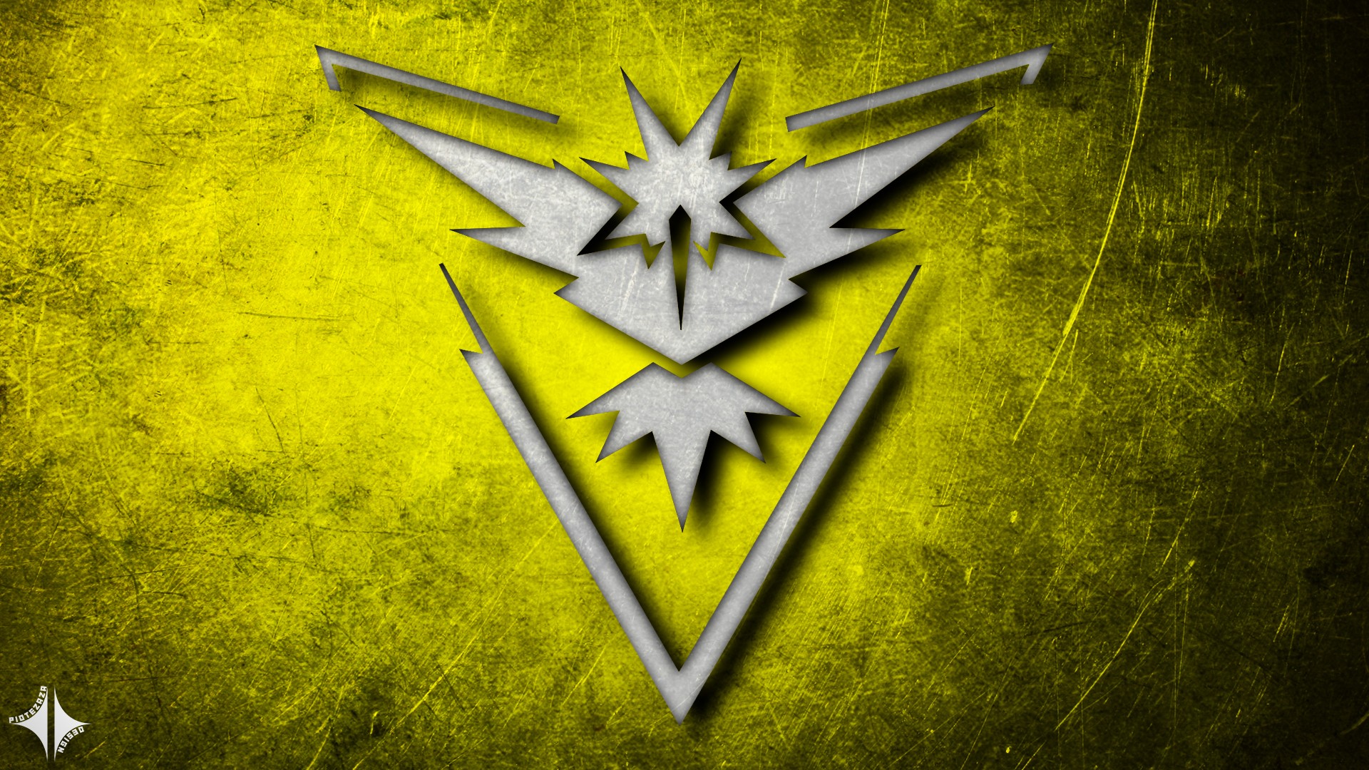 pokemon go fondo de pantalla hd,amarillo,símbolo,planta,diseño gráfico,emblema