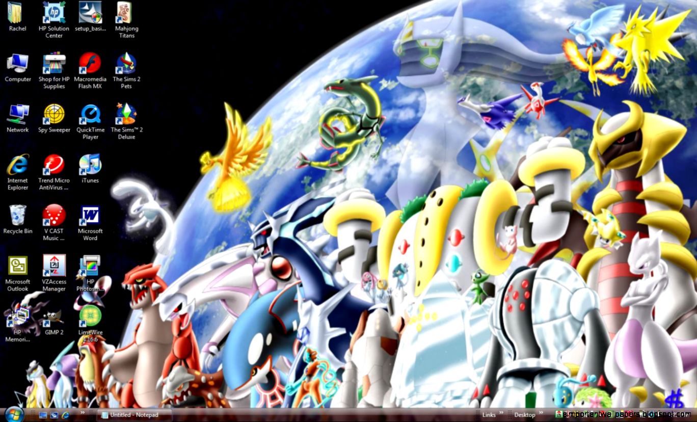 all legendary pokemon wallpaper,cartoon,graphic design,animation,fictional character,illustration