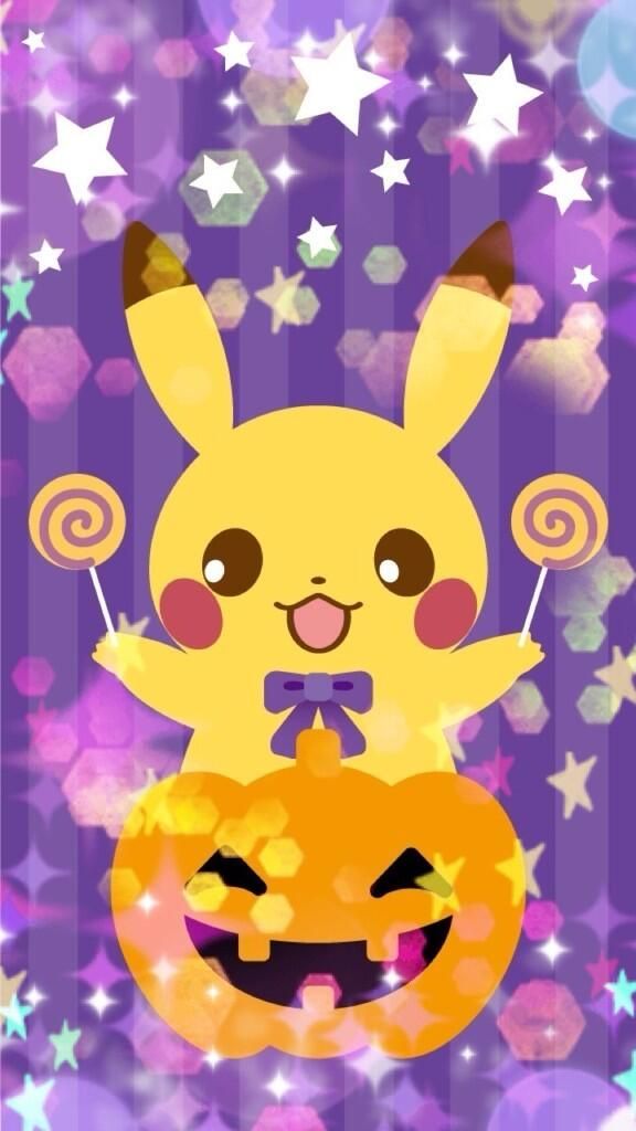pokemon halloween fondo de pantalla,dibujos animados,violeta,conejos y liebres,ilustración,conejo de pascua