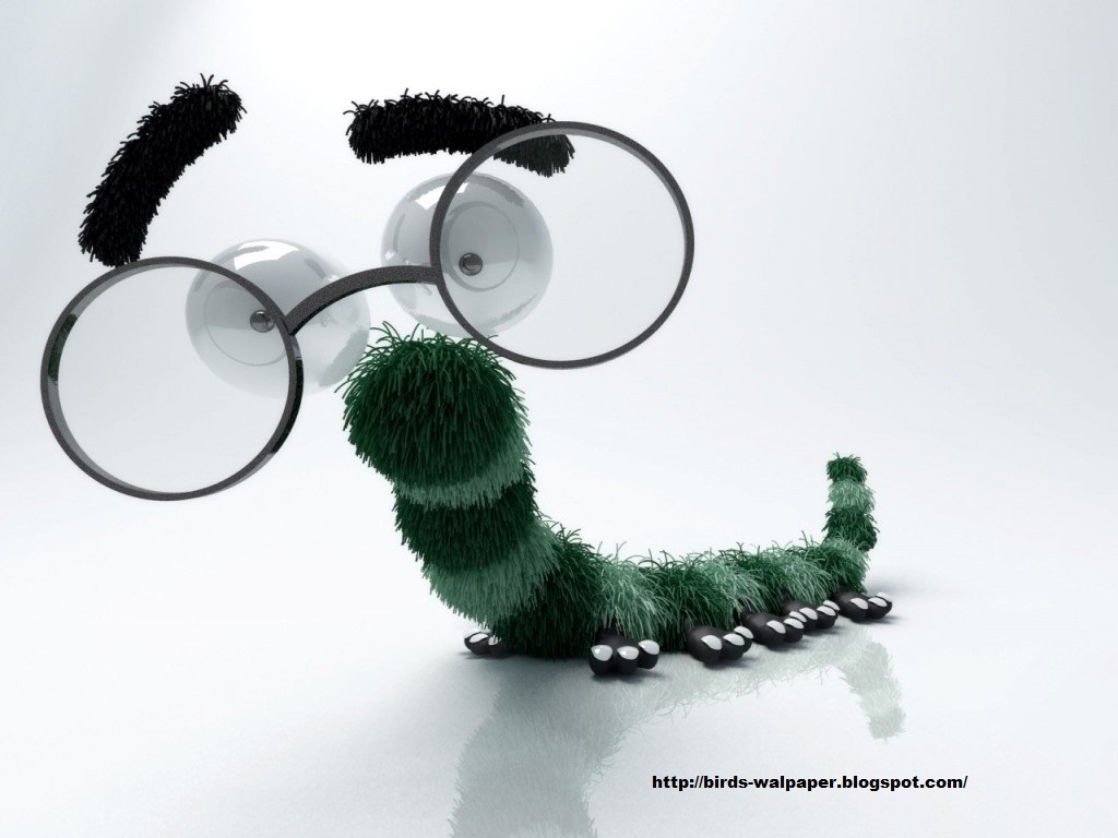 fond d'écran 3d mignon,vert,des lunettes,chenille,lunettes