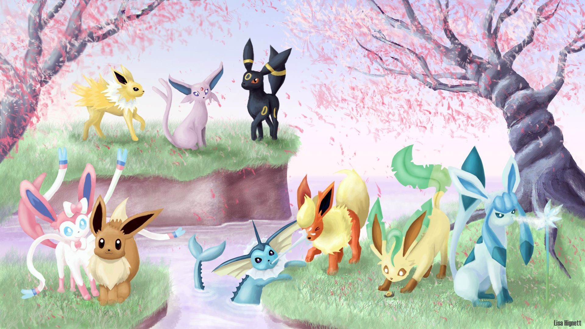 pokemon eevee fondos de pantalla,dibujos animados,dibujos animados,ilustración,liebre,animación