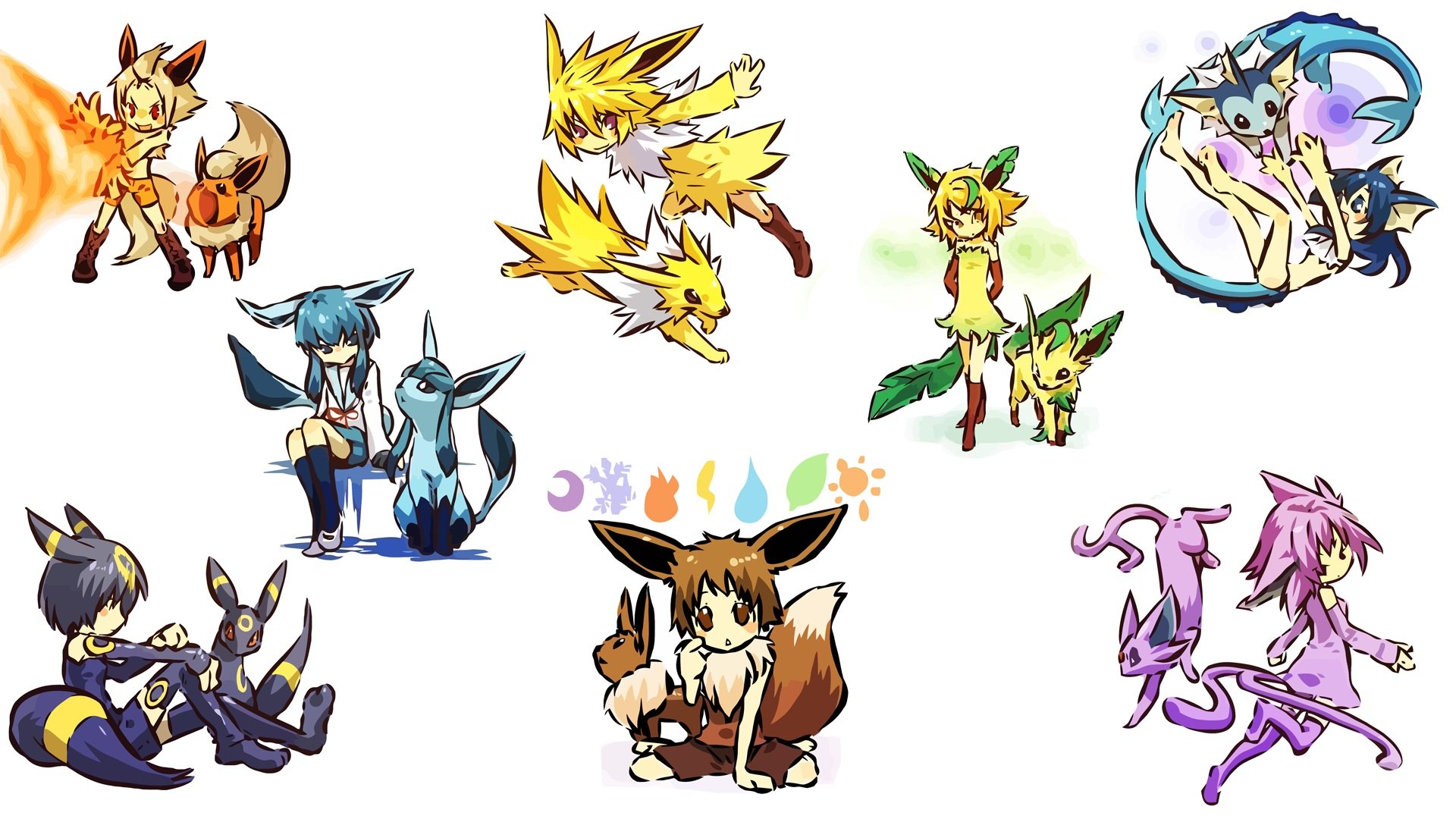 pokemon eevee fonds d'écran,dessin animé,illustration,personnage fictif,clipart,conception graphique