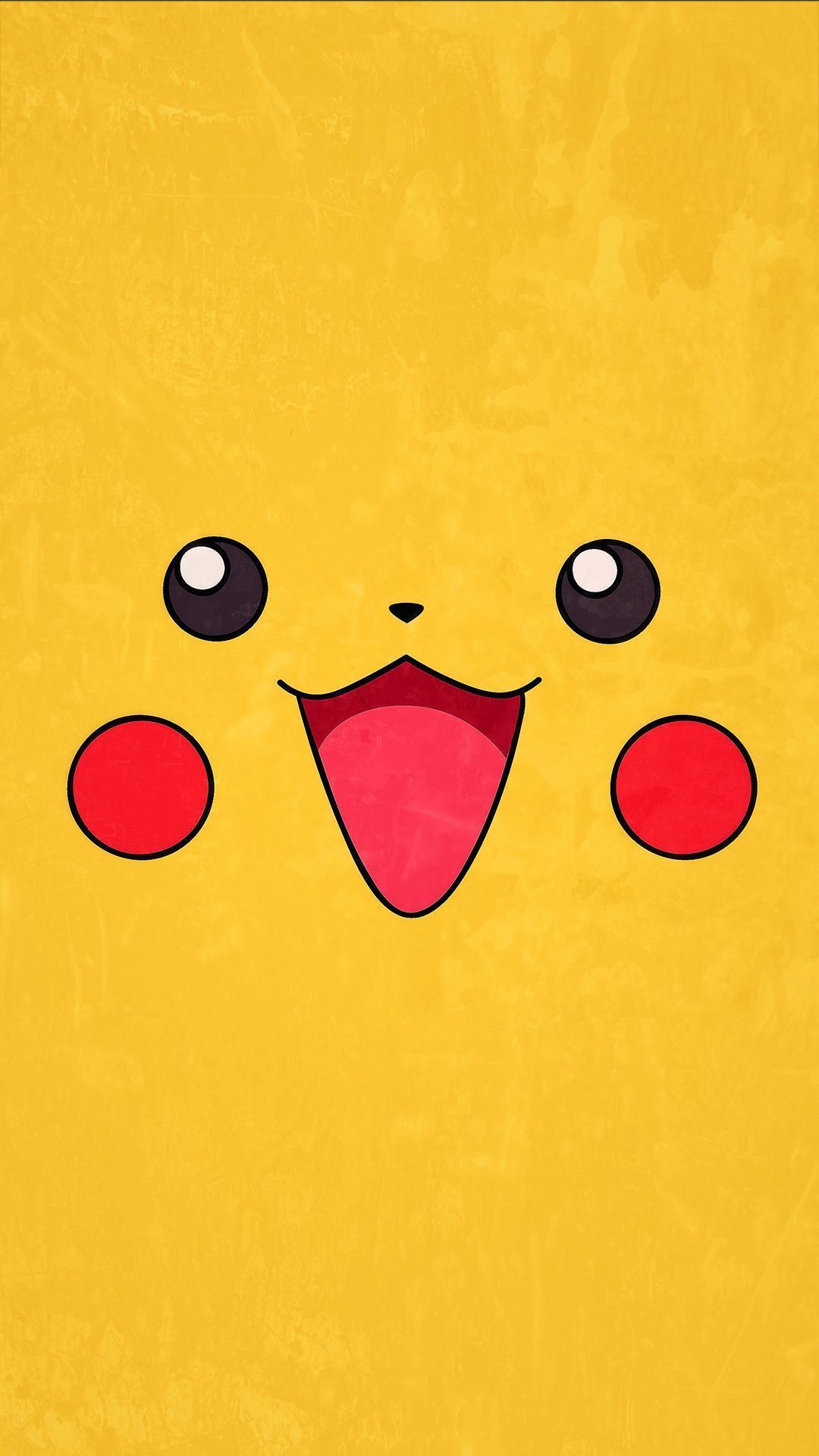 pikachu phone wallpaper,yellow,facial expression,red,pink,cartoon