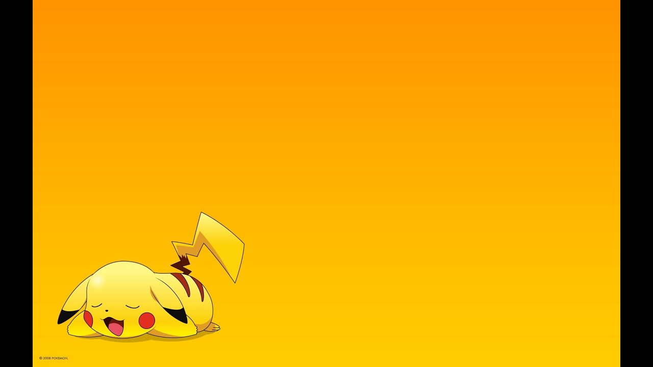 pokemon theme wallpaper,yellow,cartoon,orange,illustration,art
