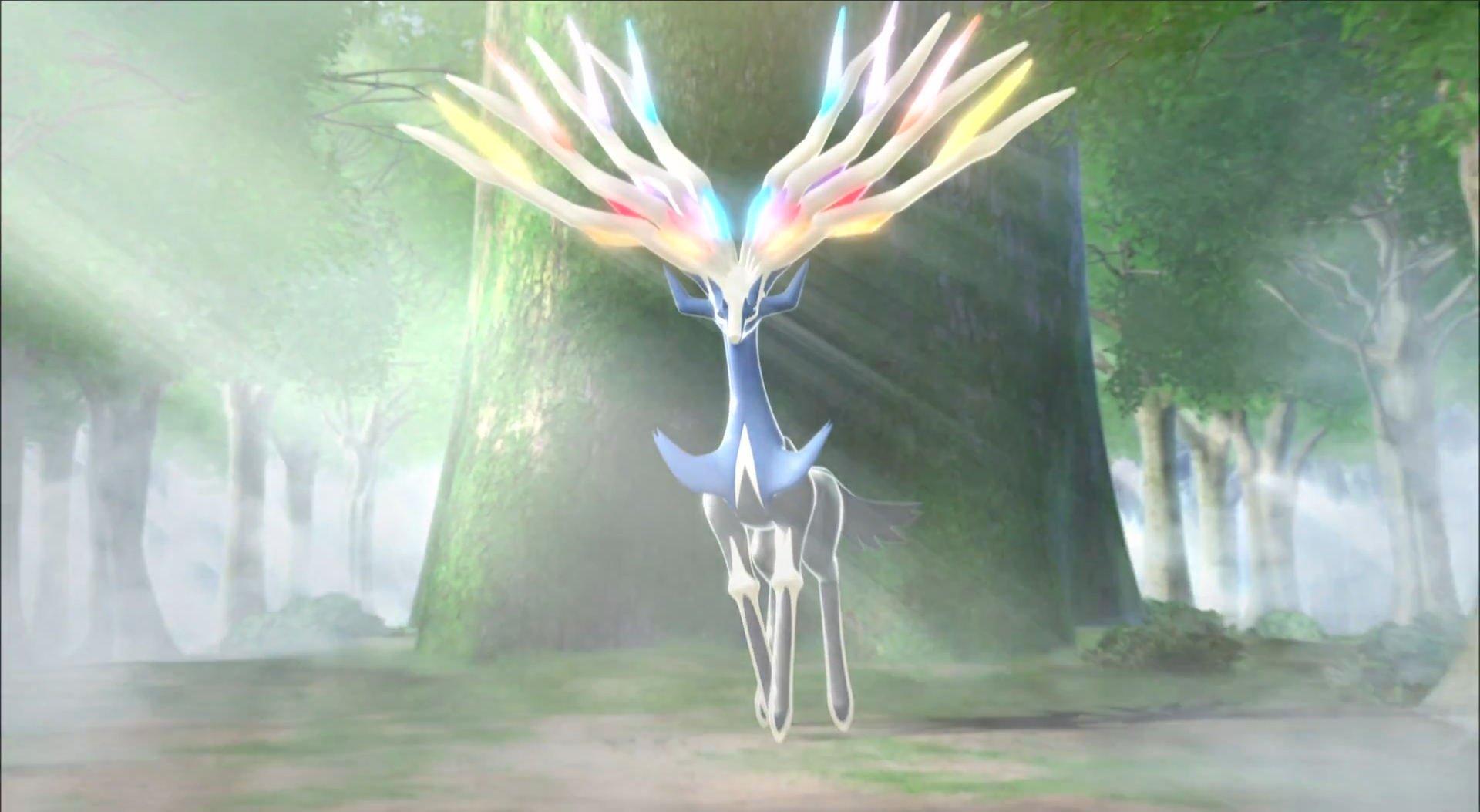 fond d'écran xerneas,conception graphique,animation,personnage fictif,oeuvre de cg,illustration