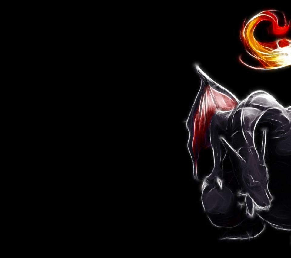 fondo de pantalla de pokemon brillante,rojo,diseño gráfico,personaje de ficción,oscuridad,cg artwork