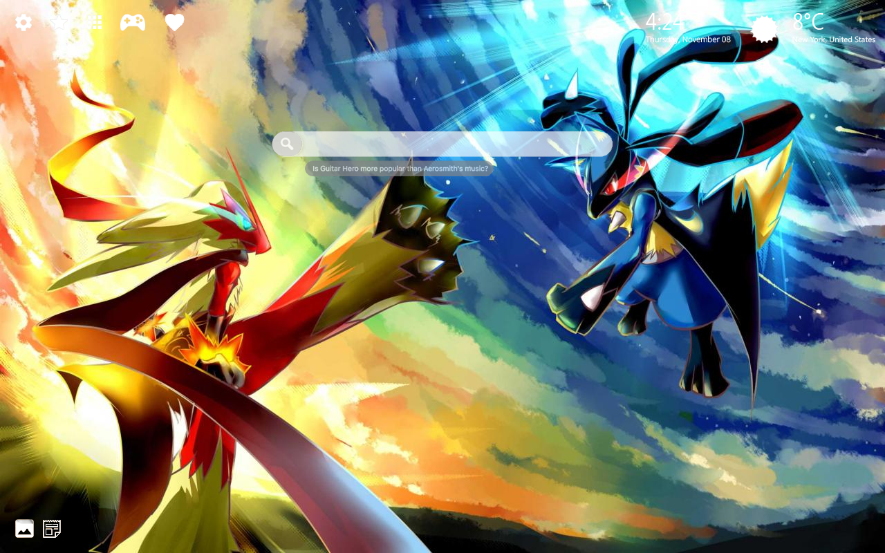 neues pokemon wallpaper,cg kunstwerk,erfundener charakter,action adventure spiel,anime,illustration