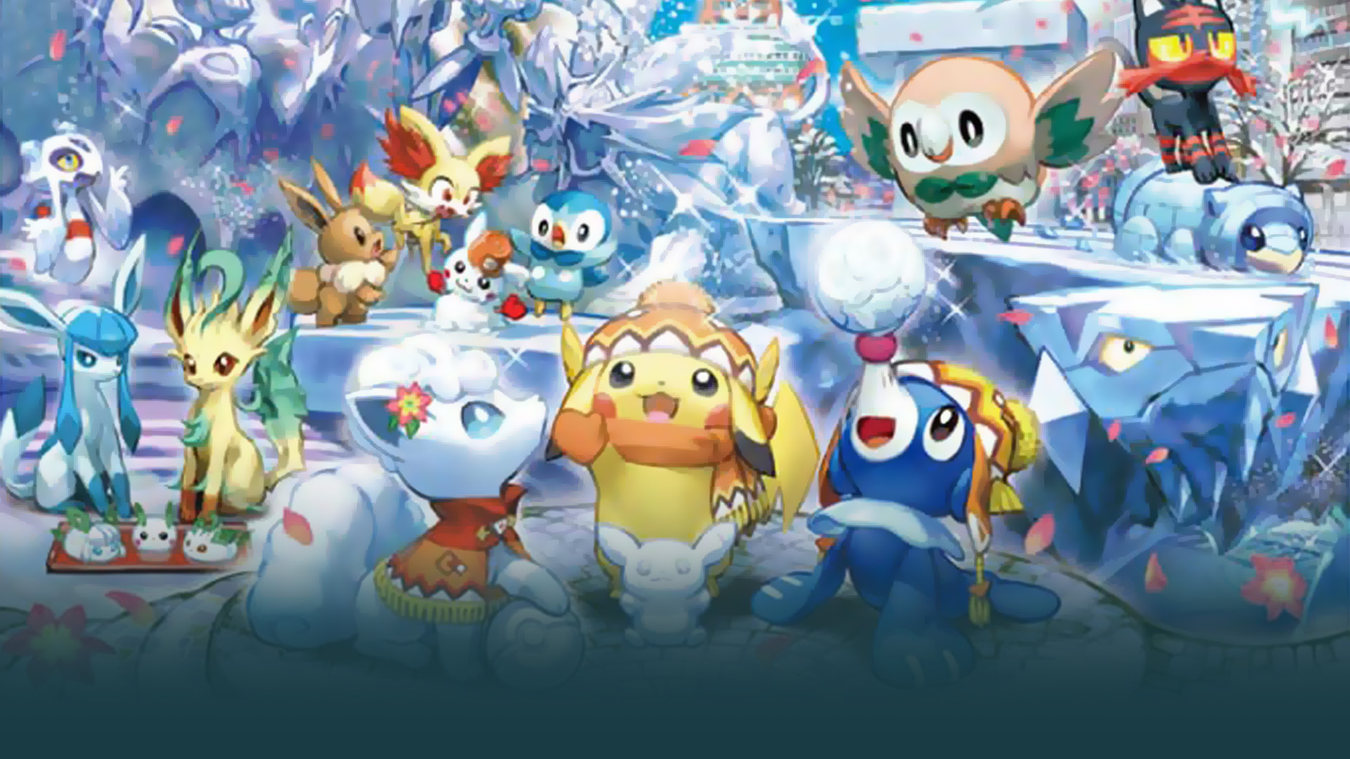 new pokemon wallpaper,animated cartoon,cartoon,animation,fictional character,adventure game