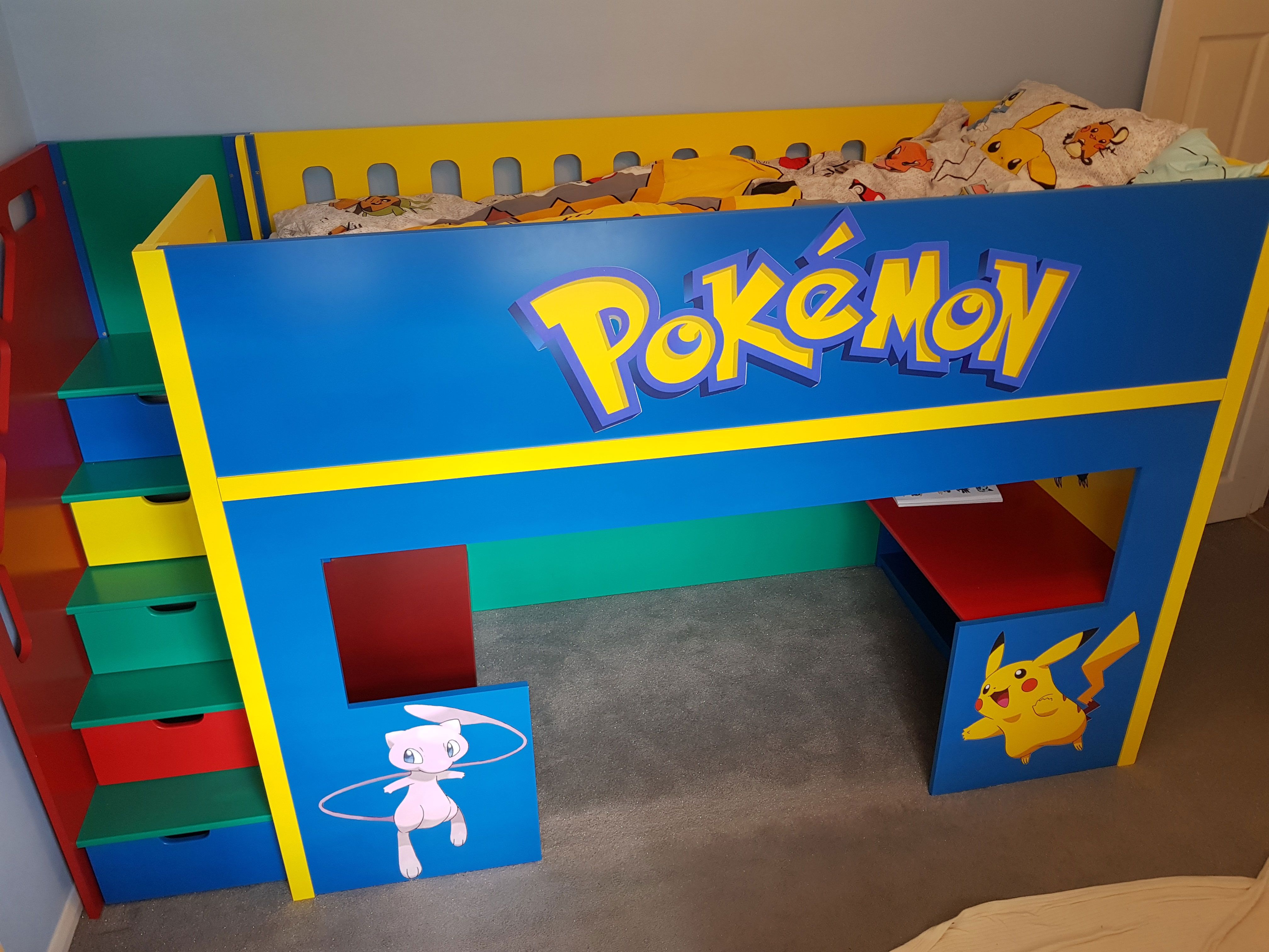 pokemon bedroom wallpaper,play,room,furniture,child,toy (814279