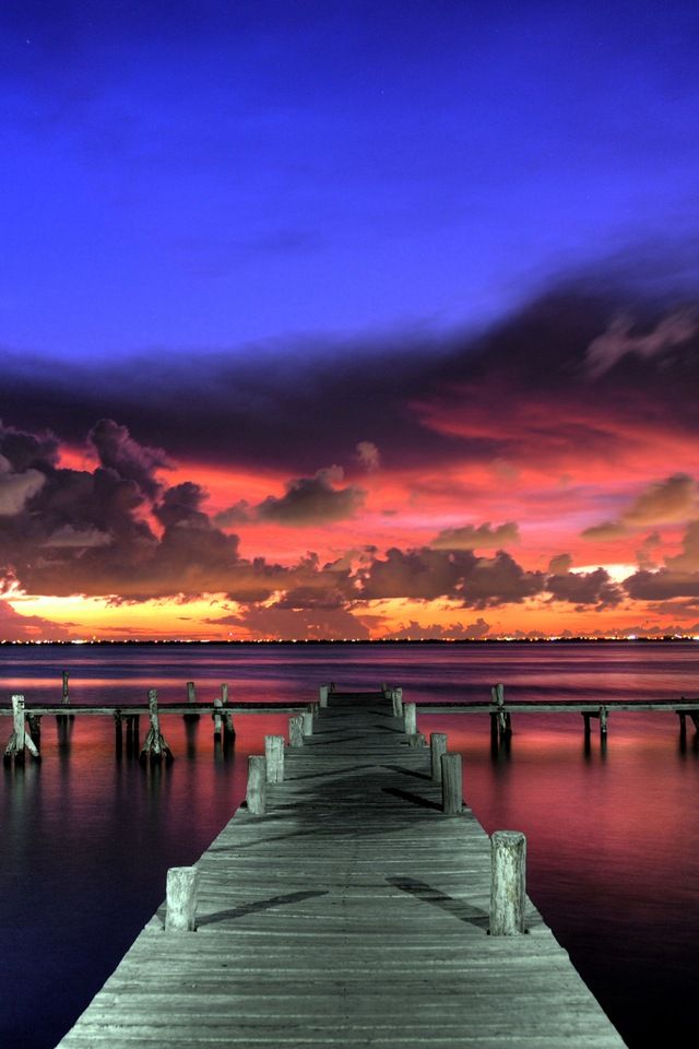 fondo de pantalla de la galería de fotos hd,cielo,horizonte,resplandor crepuscular,naturaleza,muelle