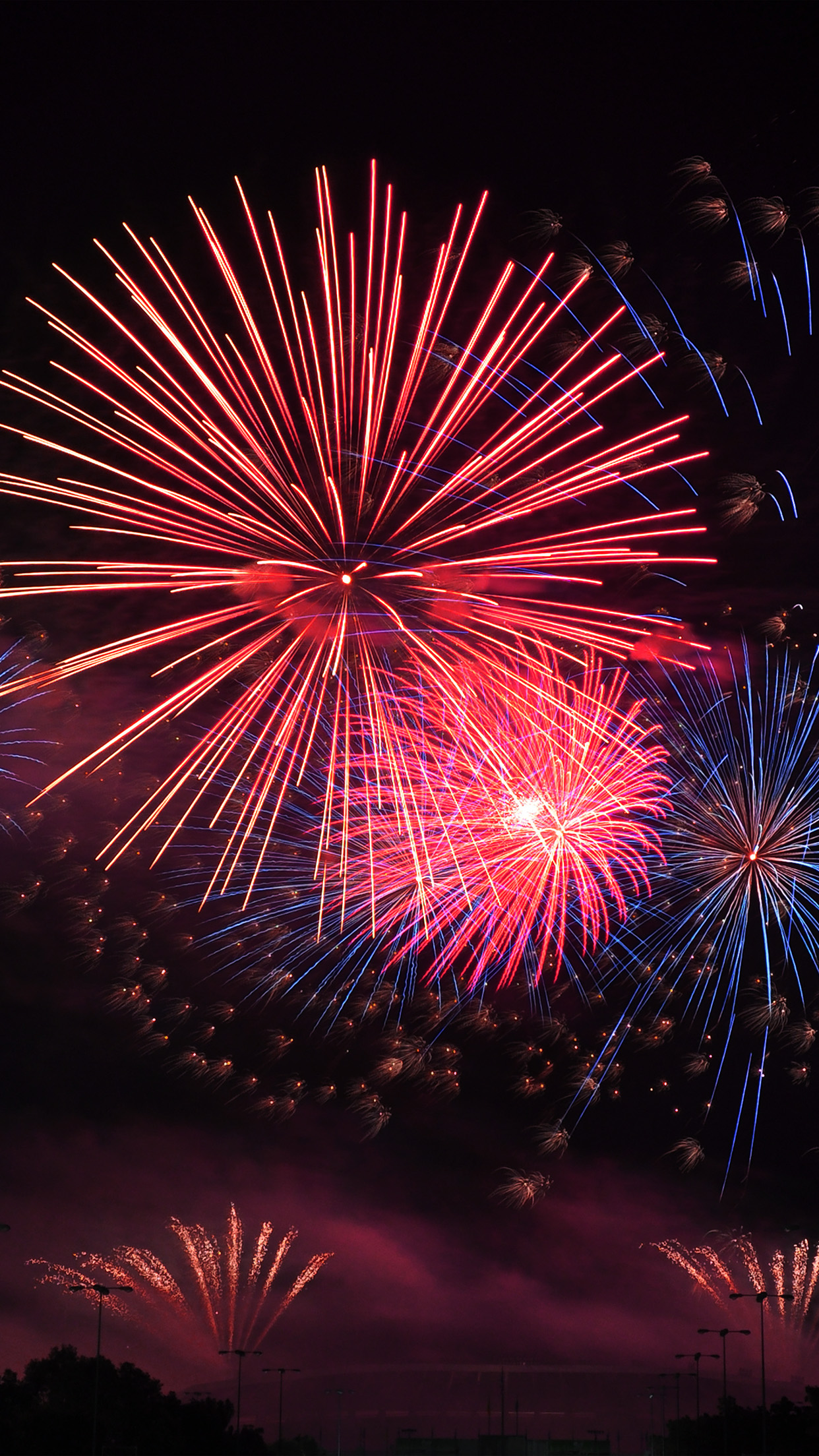 tapetenfoto tapetenfoto,feuerwerk,neujahr,rot,himmel,veranstaltung