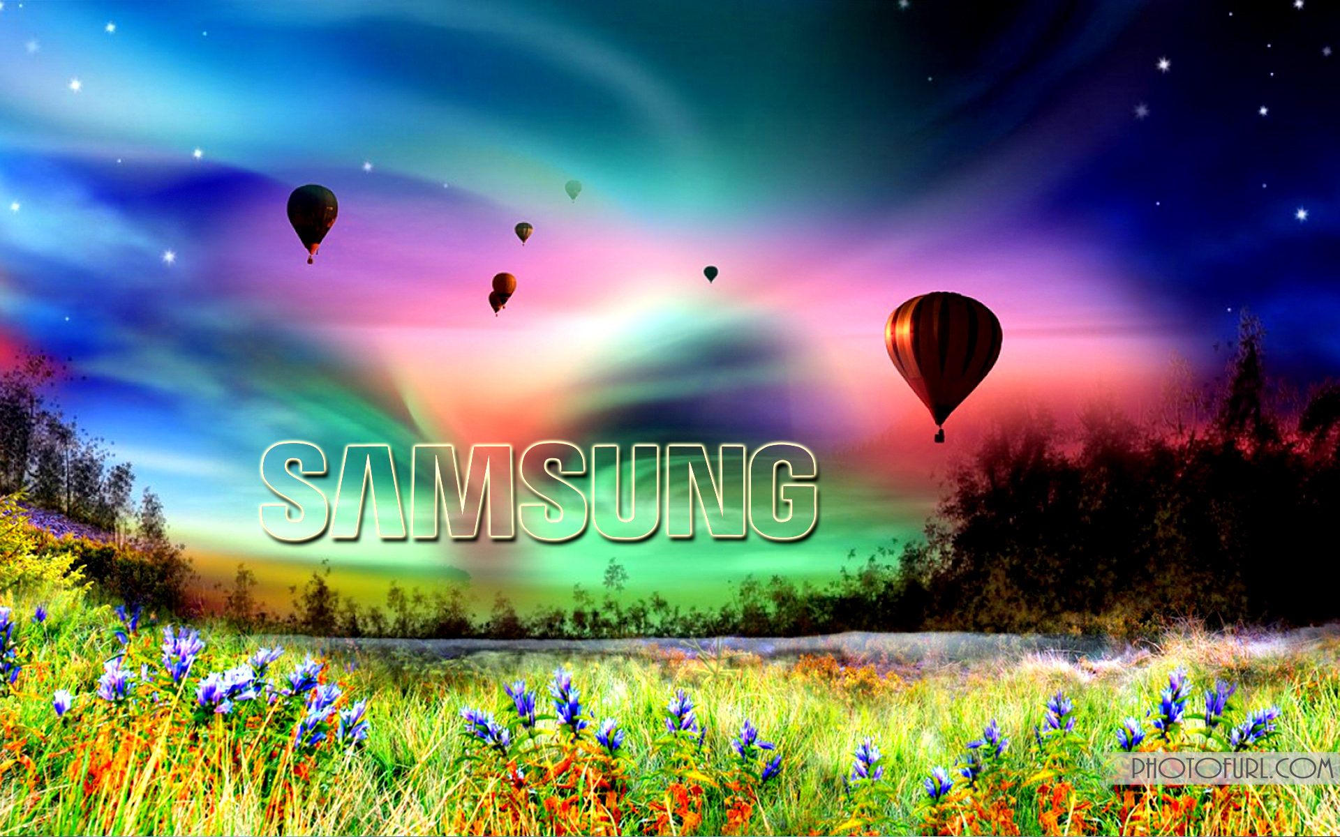 サムスンのラップトップの壁紙,空,自然の風景,自然,朝,熱気球