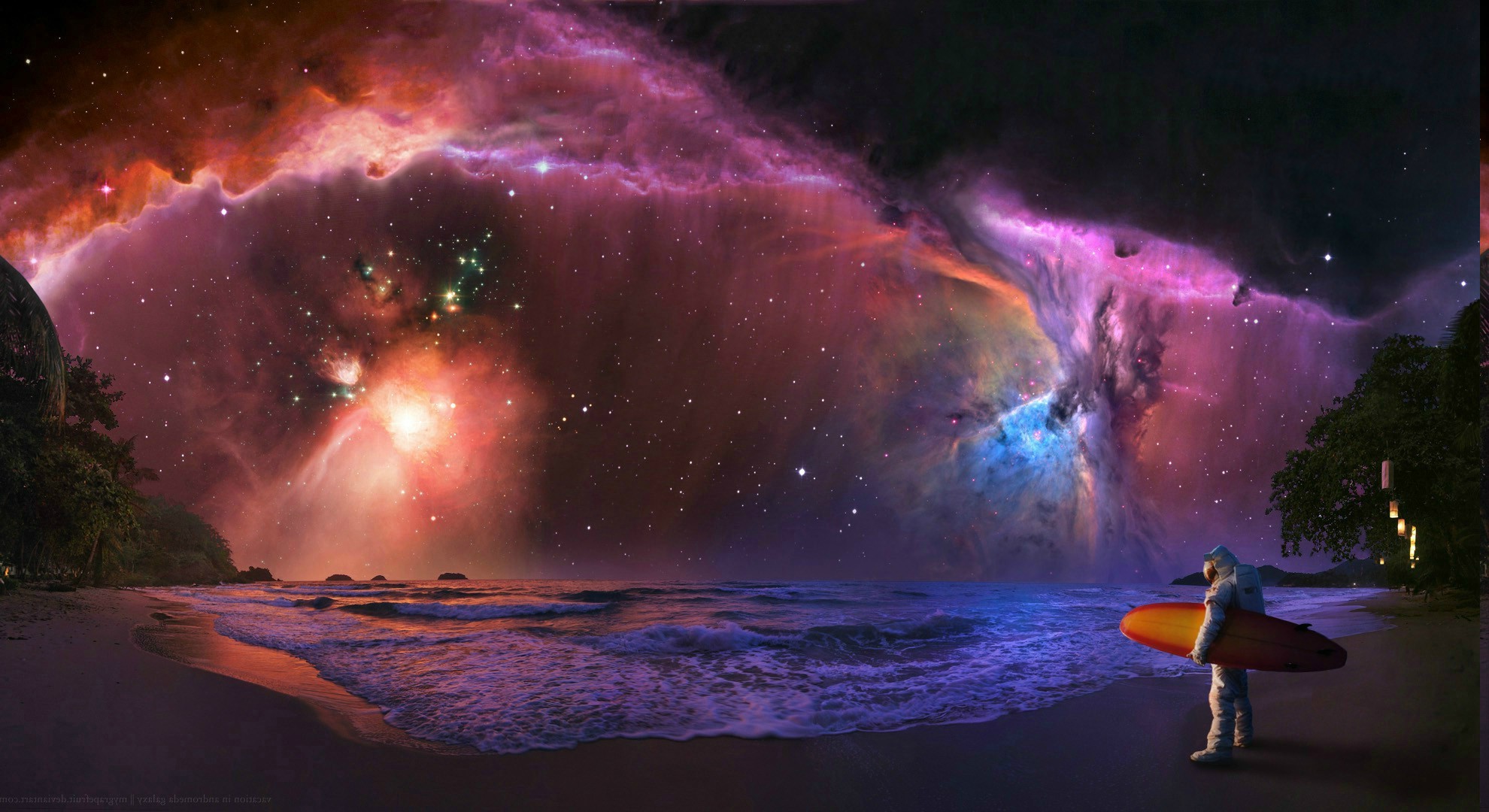 fondo de pantalla 1980x1080,naturaleza,cielo,espacio,nebulosa,aurora
