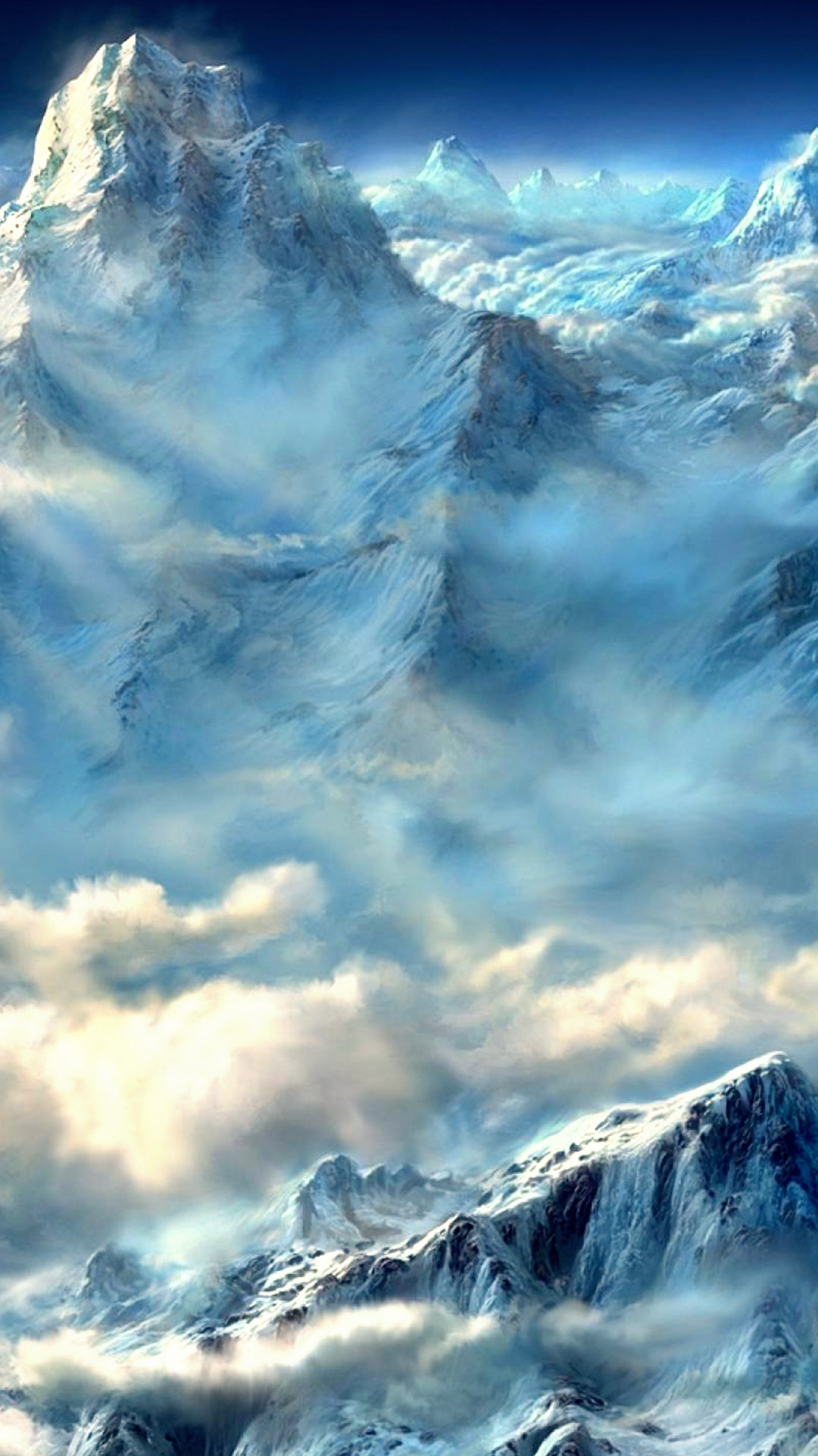 wallpapers 1080 x 1920,sky,nature,natural landscape,cloud,mountain range