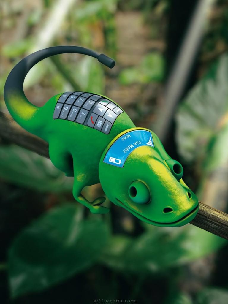 fonds d'écran drôles de téléphone portable,vert,caméléon,reptile