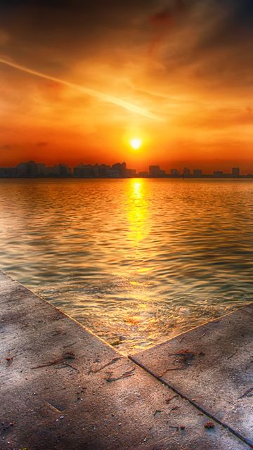 fondo de pantalla caliente para móviles,cielo,horizonte,naturaleza,puesta de sol,amanecer