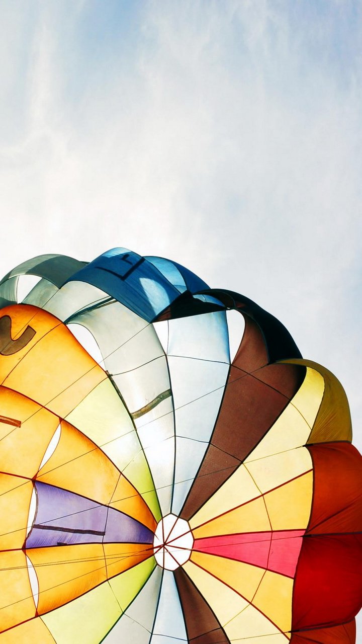 mobile screen wallpaper hd,hot air balloon,sky,parachute,hot air ballooning,vehicle