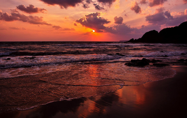 name setting wallpaper,sky,body of water,horizon,afterglow,sea