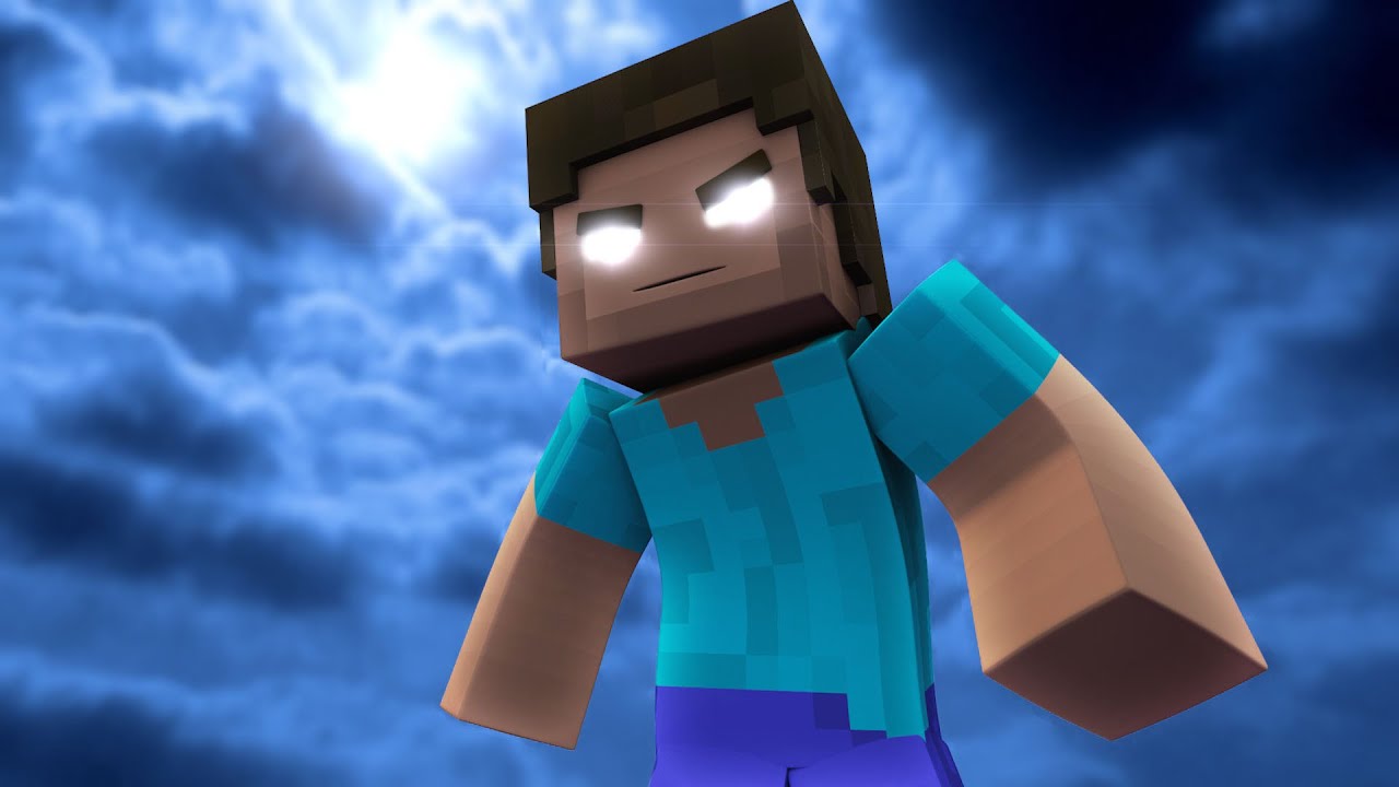 herobrine wallpaper,animation,video game software,minecraft,fictional character,toy