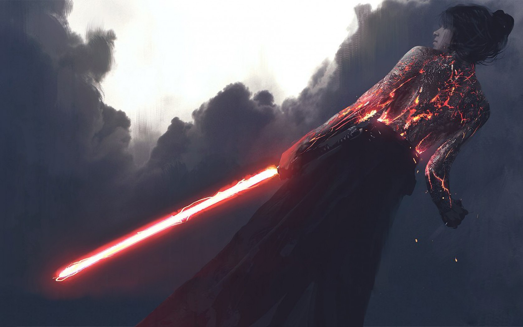 star wars dark side wallpaper,geological phenomenon,sky,screenshot,pc game,lava