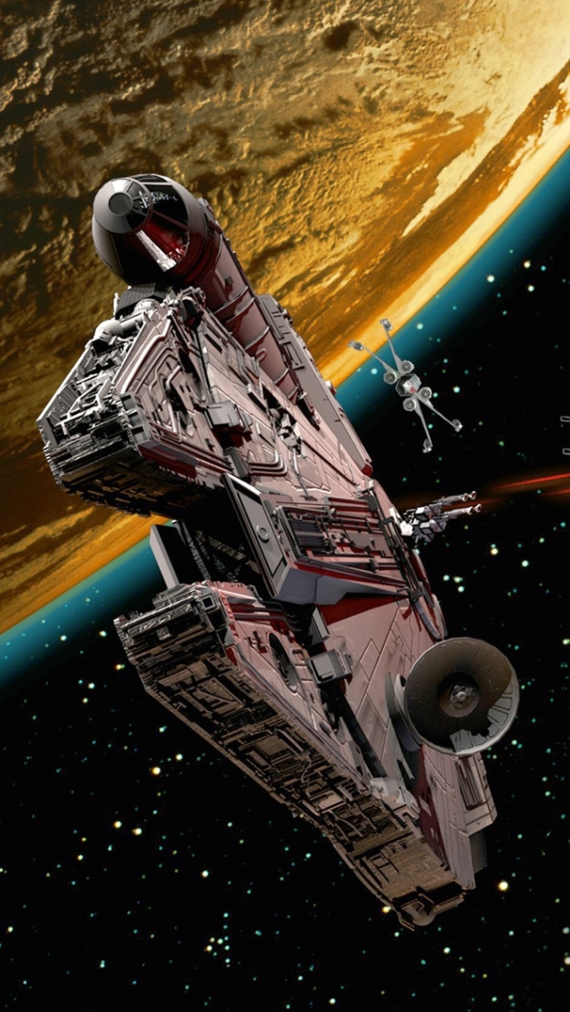 star wars cell phone wallpaper,spacecraft,outer space,space,illustration,vehicle