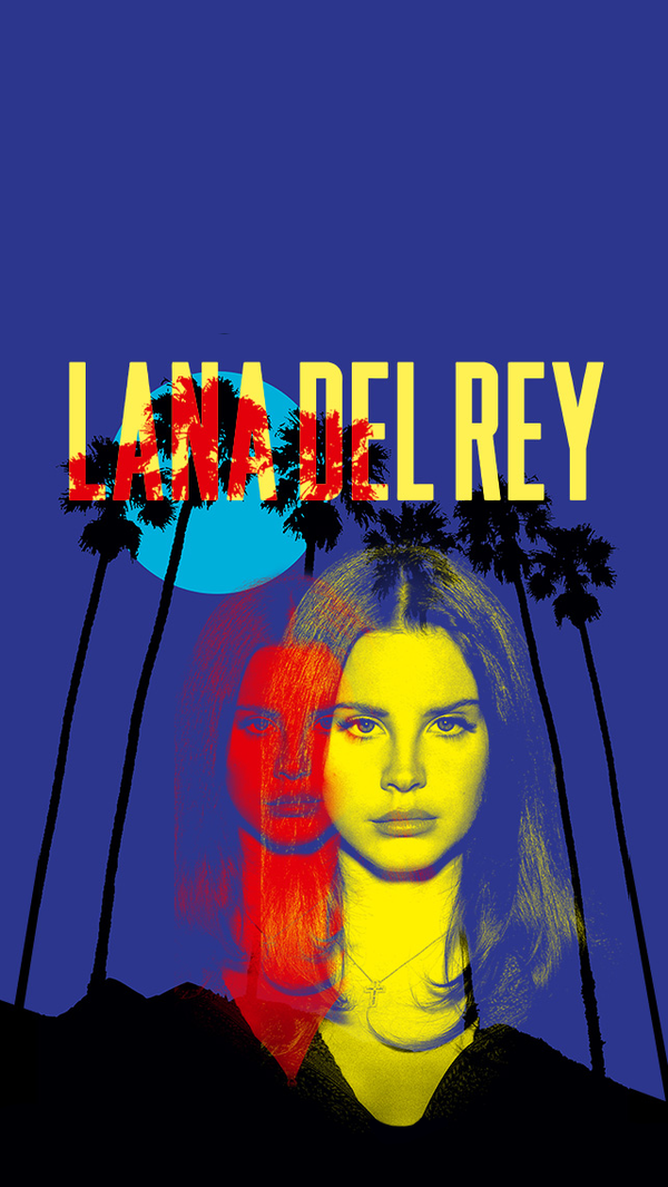 lana del rey iphone wallpaper,text,font,electric blue,t shirt,illustration