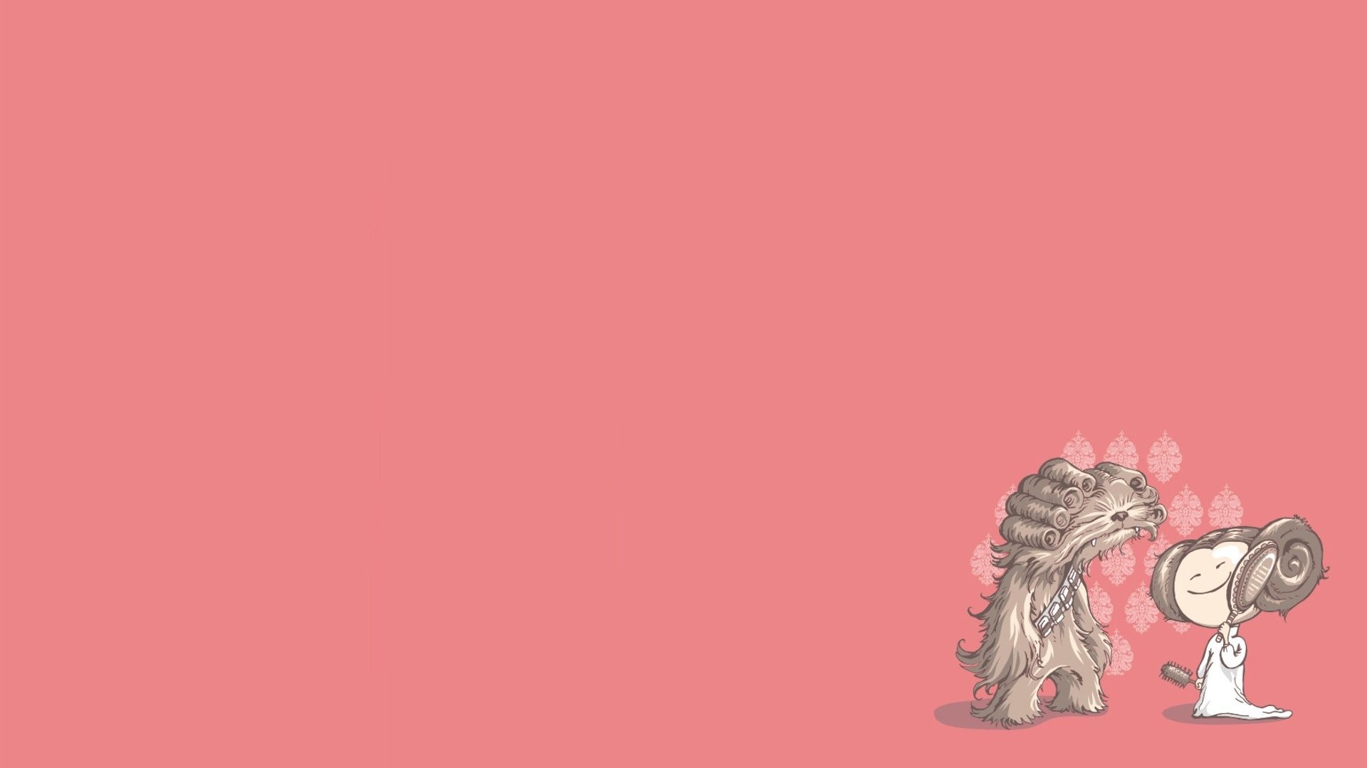 cute star wars wallpaper,pink,red,organism,font,fictional character