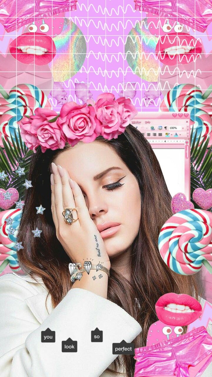 lana del rey iphone wallpaper,hair,pink,lip,beauty,cheek