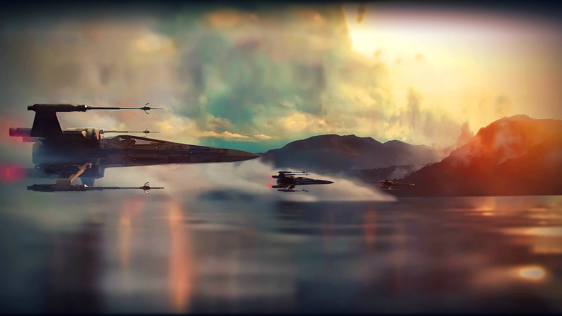 the force awakens wallpaper,sky,nature,atmosphere,atmospheric phenomenon,cloud