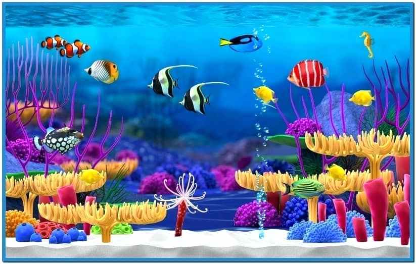wallpaper aquarium bergerak windows 7,marine biology,underwater,coral reef fish,natural environment,coral reef