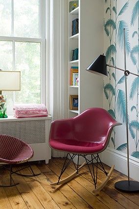 wallpaper ruangan,furniture,interior design,room,pink,chair