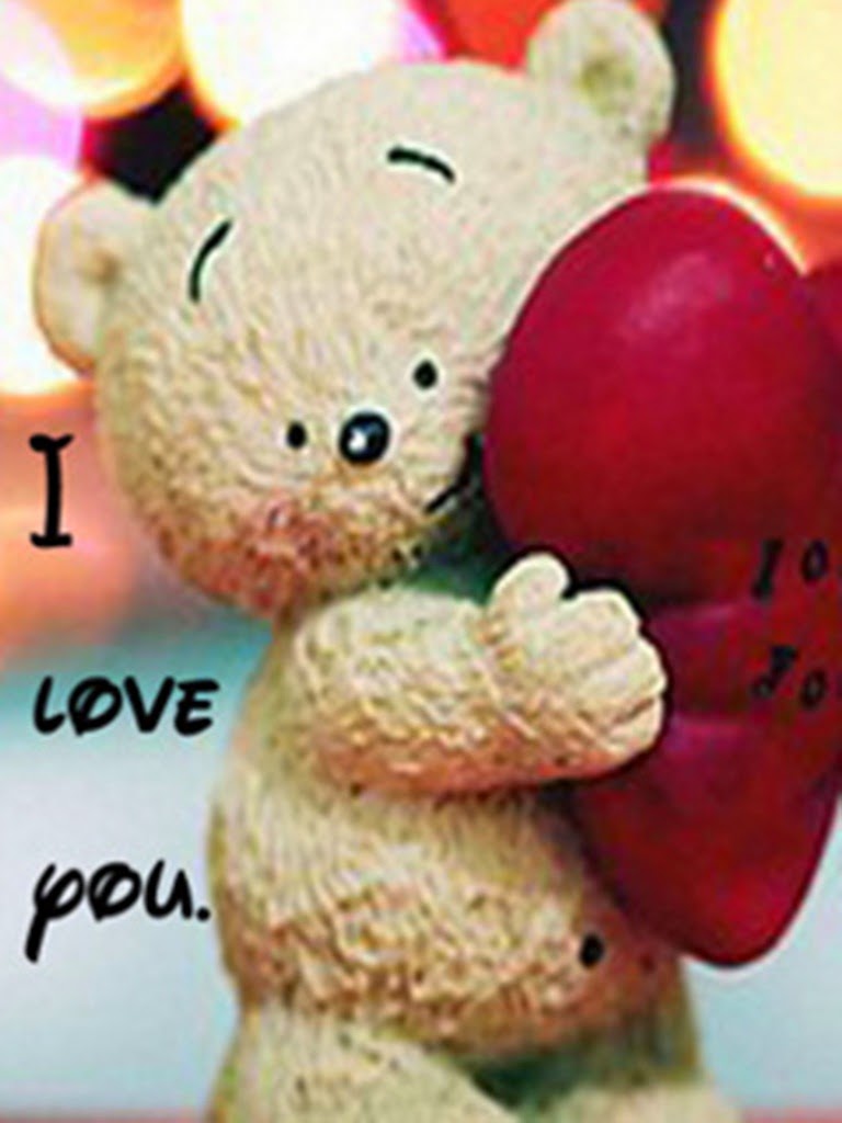 wallpaper cantik untuk android,stuffed toy,teddy bear,toy,friendship,love