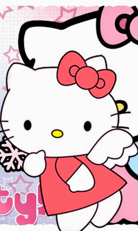 wallpaper hello kitty terbaru,pink,cartoon,cheek,clip art,heart