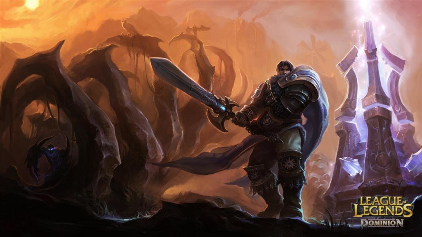 garen lol wallpaper,action adventure game,pc game,cg artwork,games,fictional character