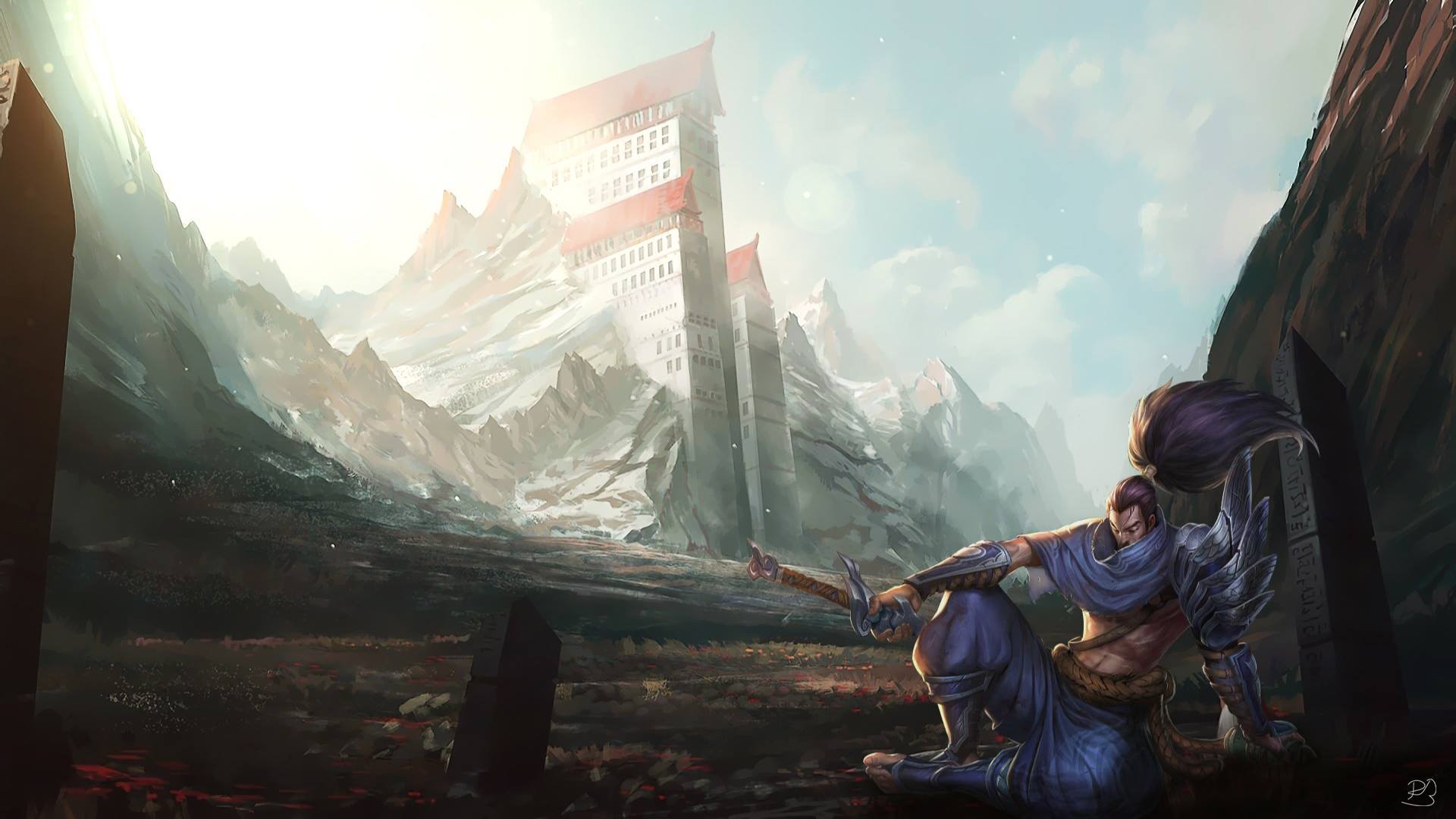 yasuo tapete 1920x1080,action adventure spiel,computerspiel,cg kunstwerk,spiele,bildschirmfoto